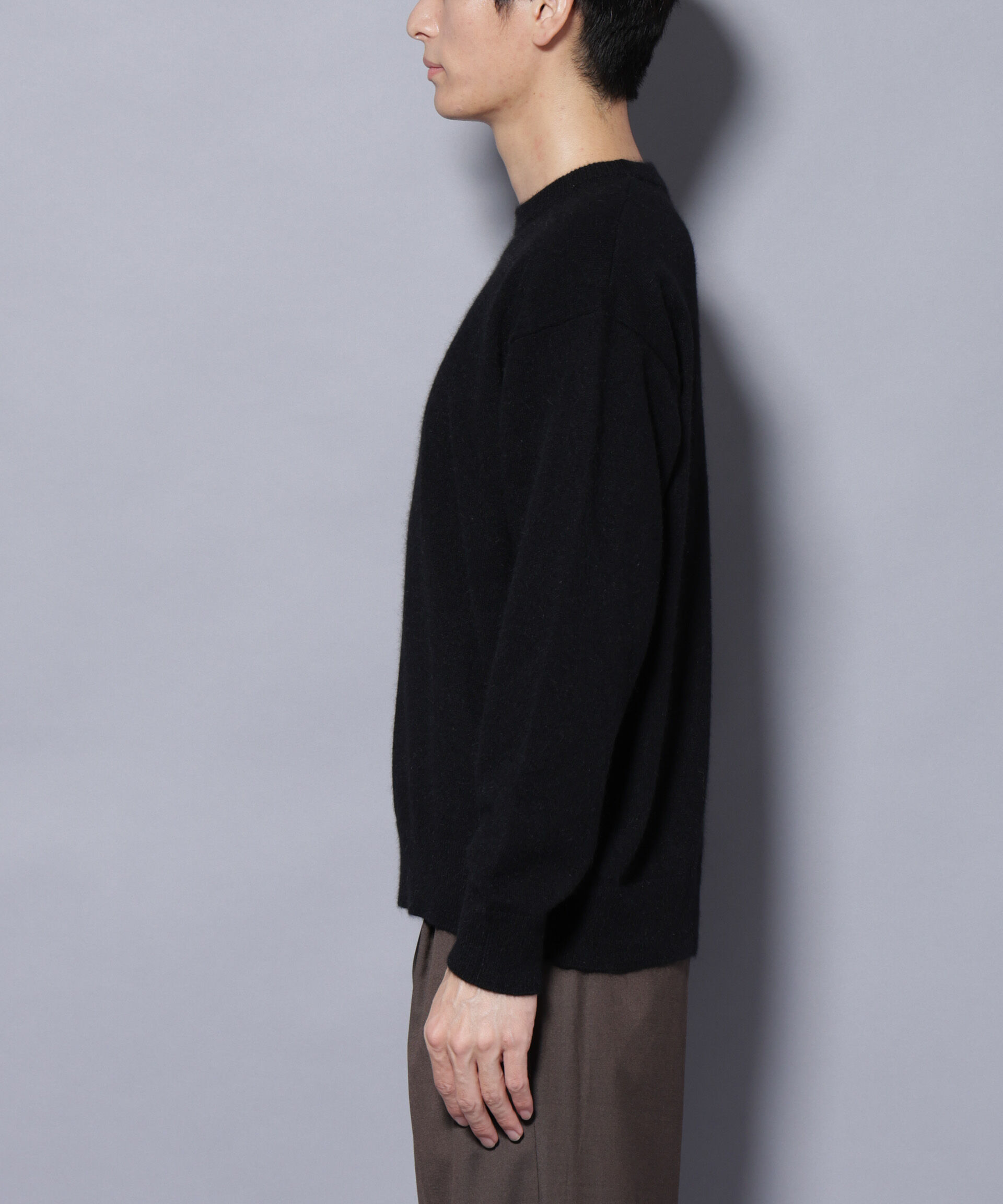 nano･universe「アンゴラ混ライトクルーネックニット」|ニット・セーター|