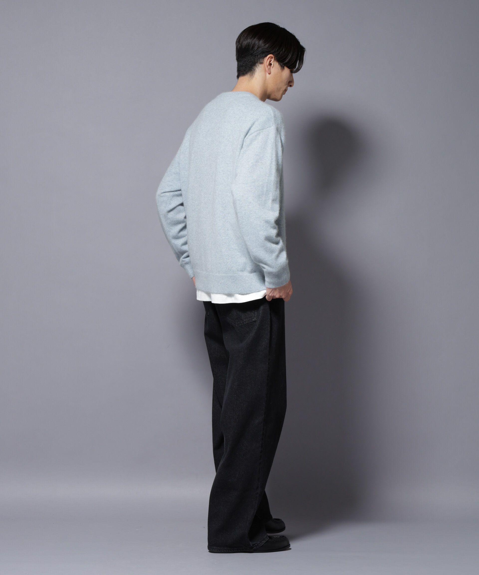 nano･universe「アンゴラ混ライトクルーネックニット」|ニット・セーター|