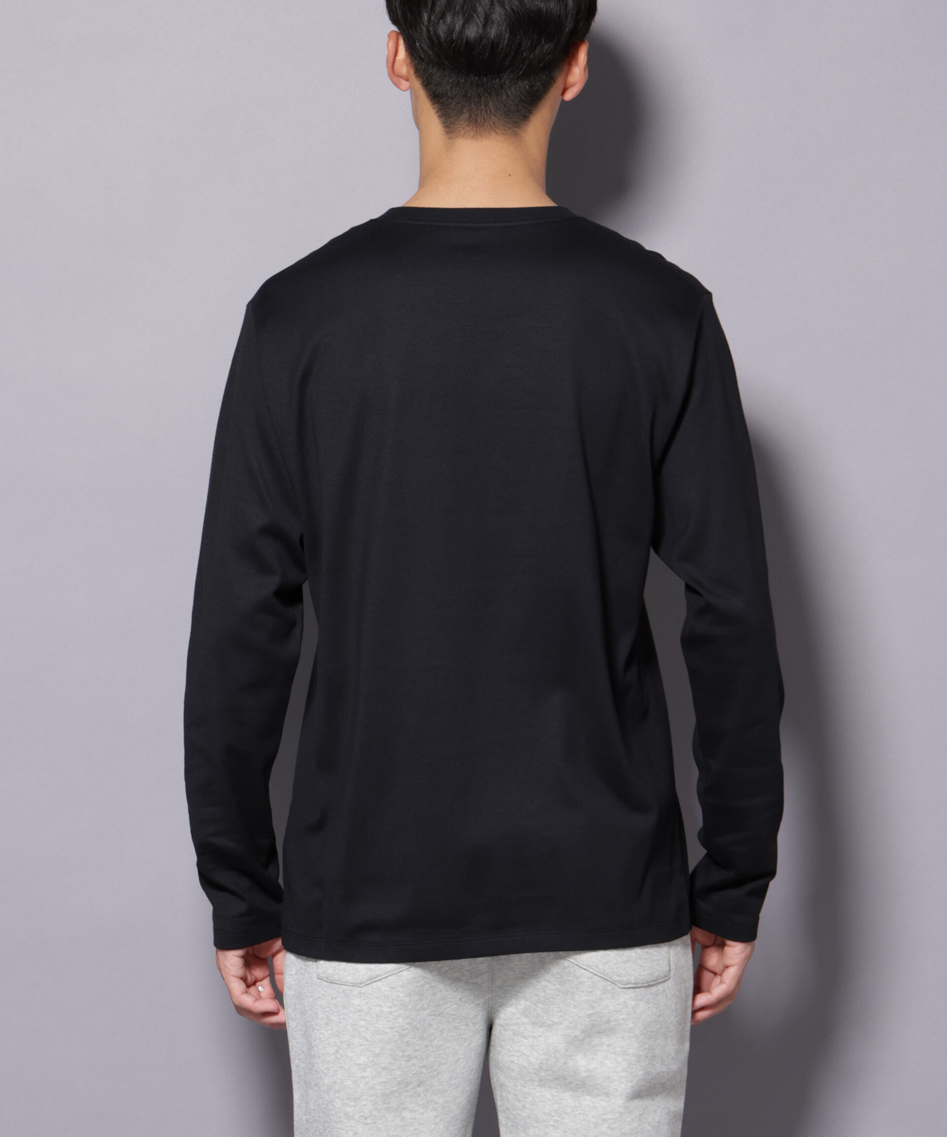 nano･universe「Anti Soaked(R)汗染み防止 クルーネックTシャツ 長袖」|Tシャツ・カットソー|