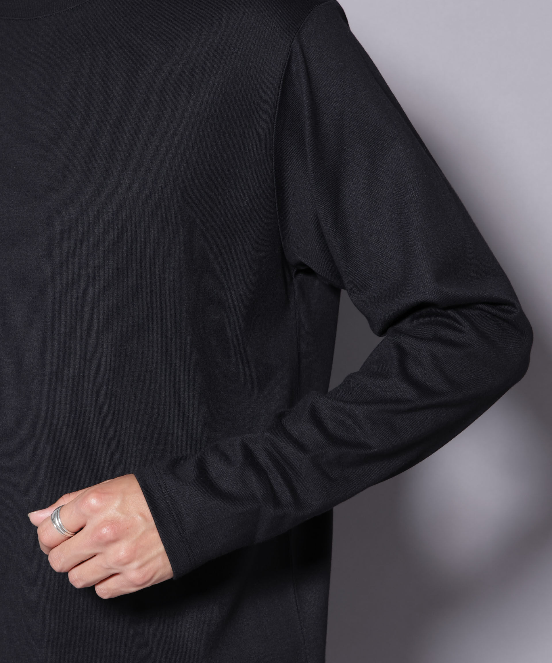 nano･universe「Anti Soaked(R)汗染み防止 クルーネックTシャツ 長袖」|Tシャツ・カットソー|