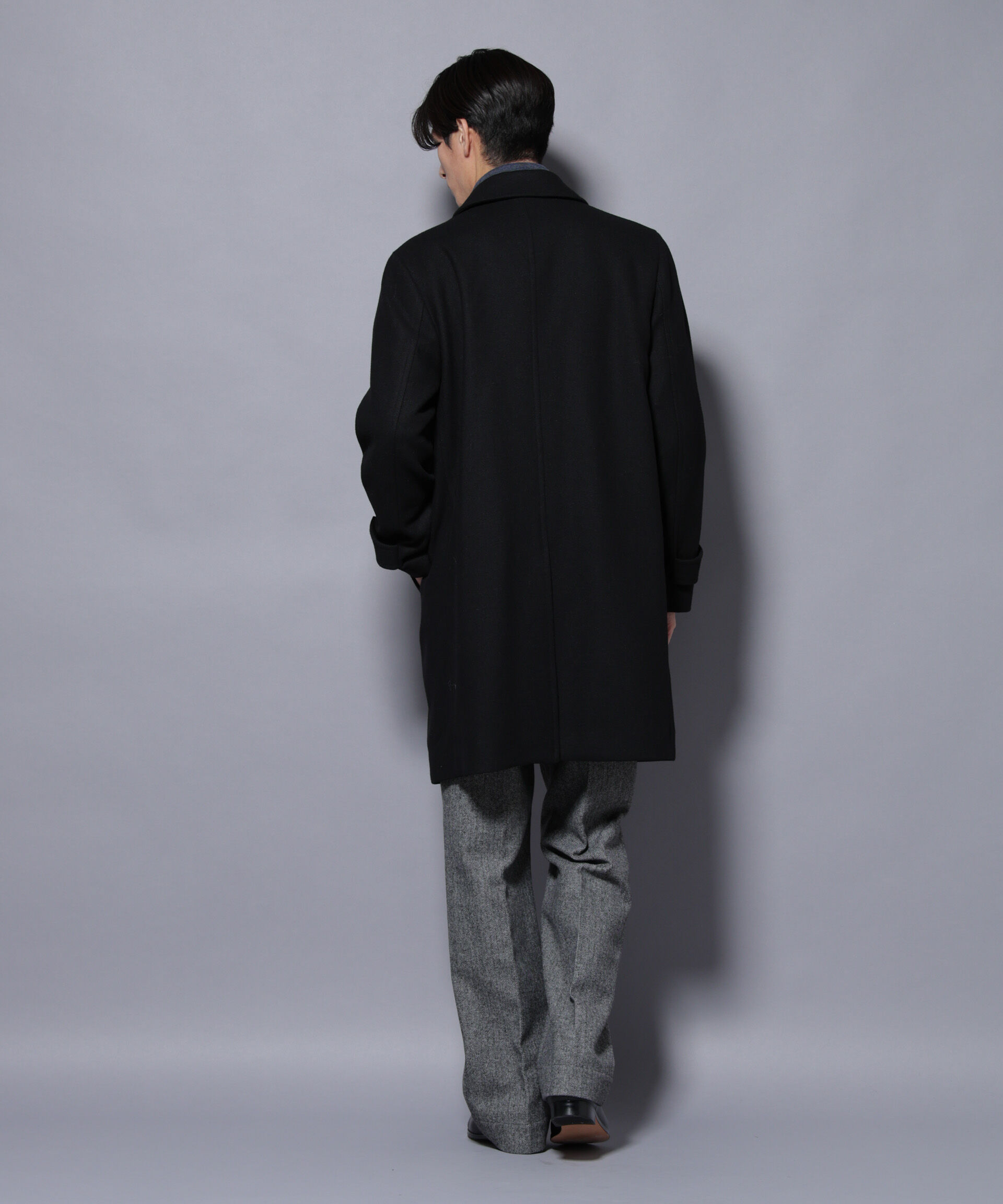 nano･universe「ウール/Nメルトンステンカラーコート」|その他|