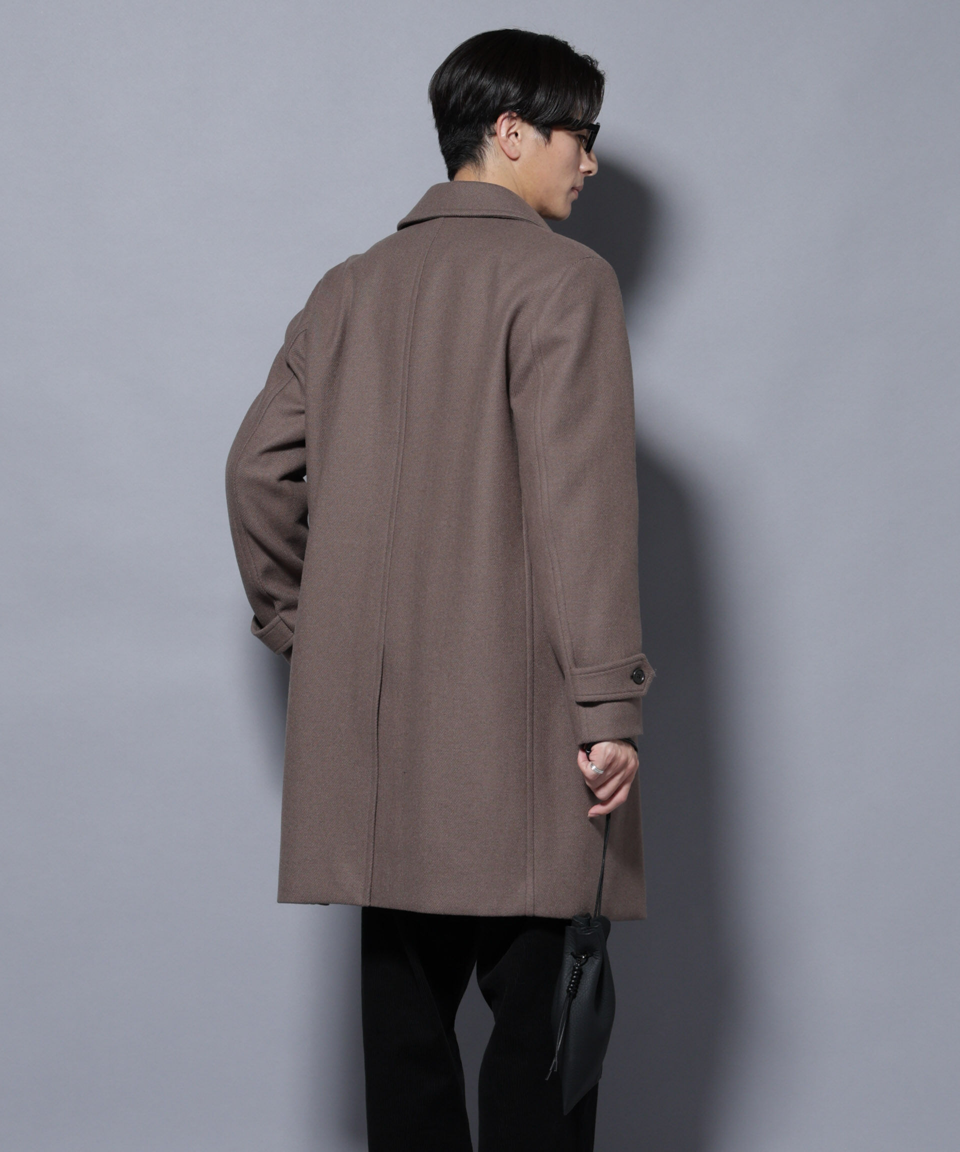 nano･universe「ウール/Nメルトンステンカラーコート」|その他|