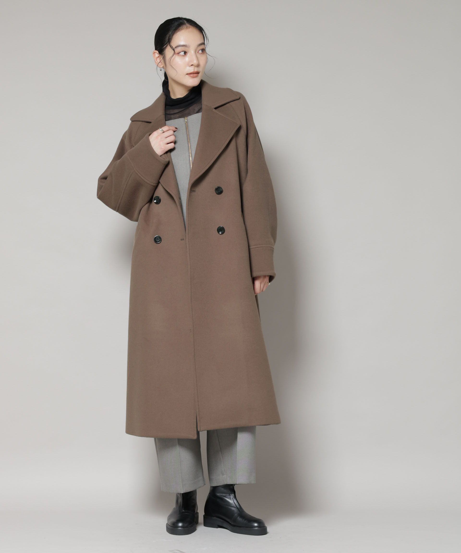 nano･universe「WooLoop コクーンダブルコート」|その他|