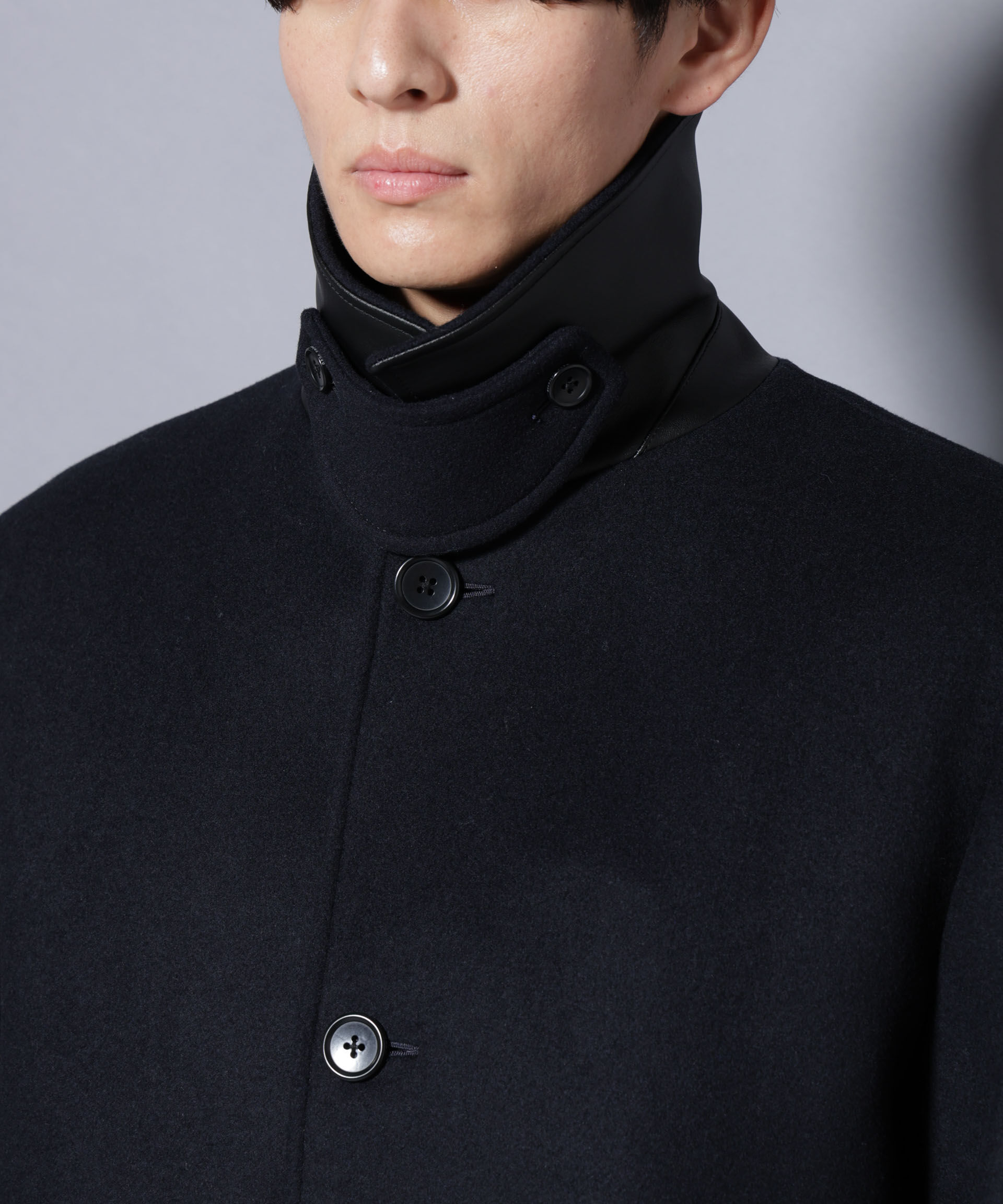 nano･universe「ウールカシミヤメルトンシングルコート」|その他|