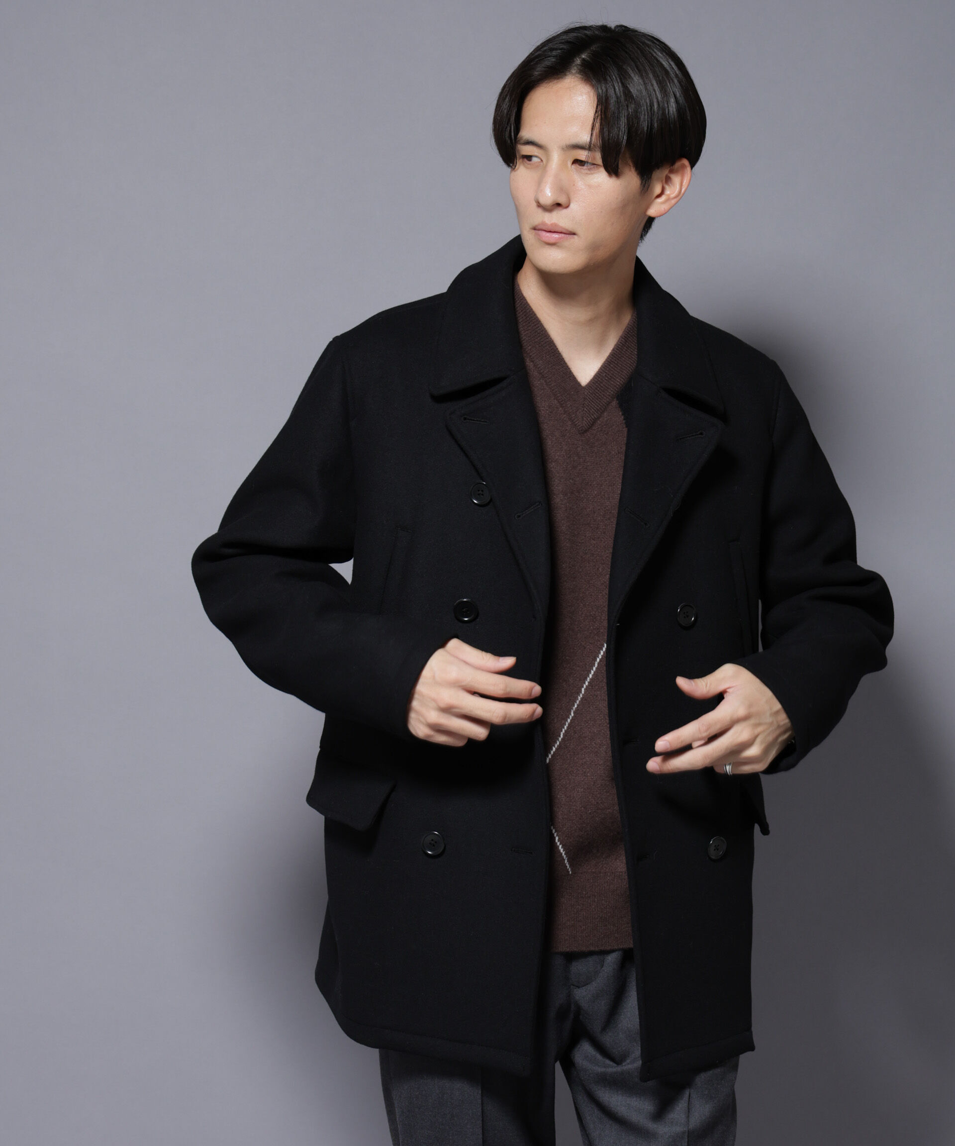 nano･universe「ウールカシミヤメルトンPコート」|その他|