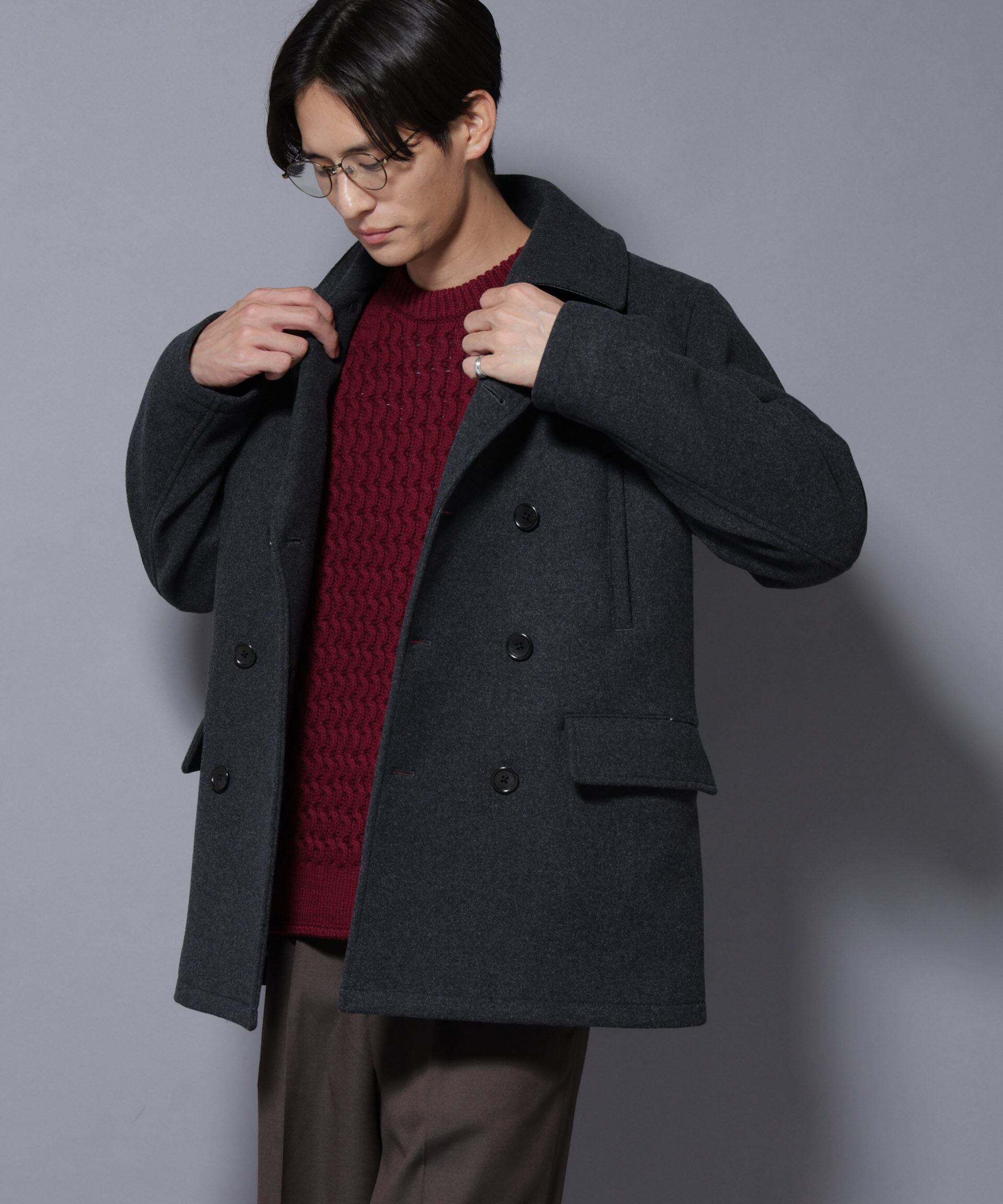 nano･universe「ウールカシミヤメルトンPコート」|その他|
