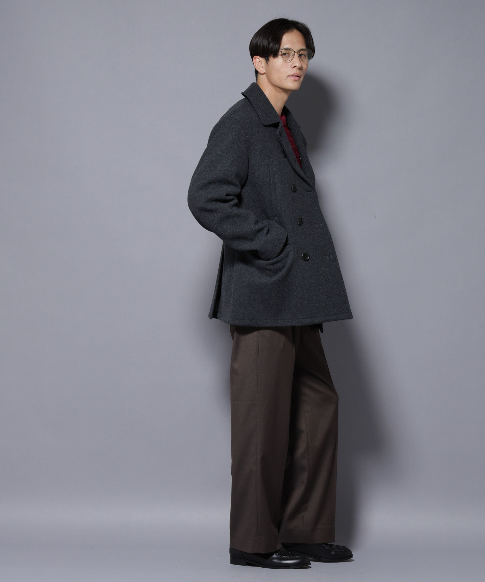 nano･universe「ウールカシミヤメルトンPコート」|その他|