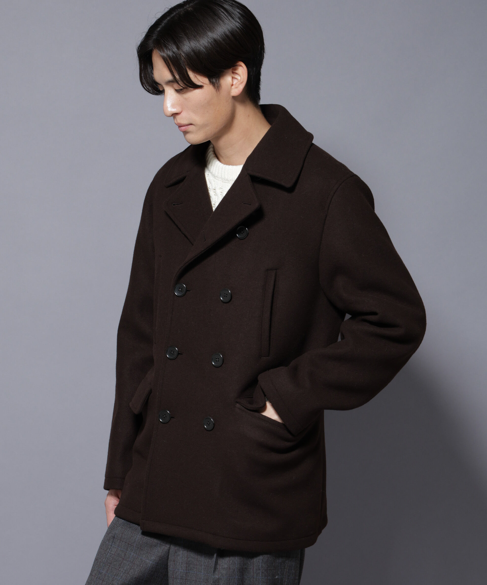 nano･universe「ウールカシミヤメルトンPコート」|その他|