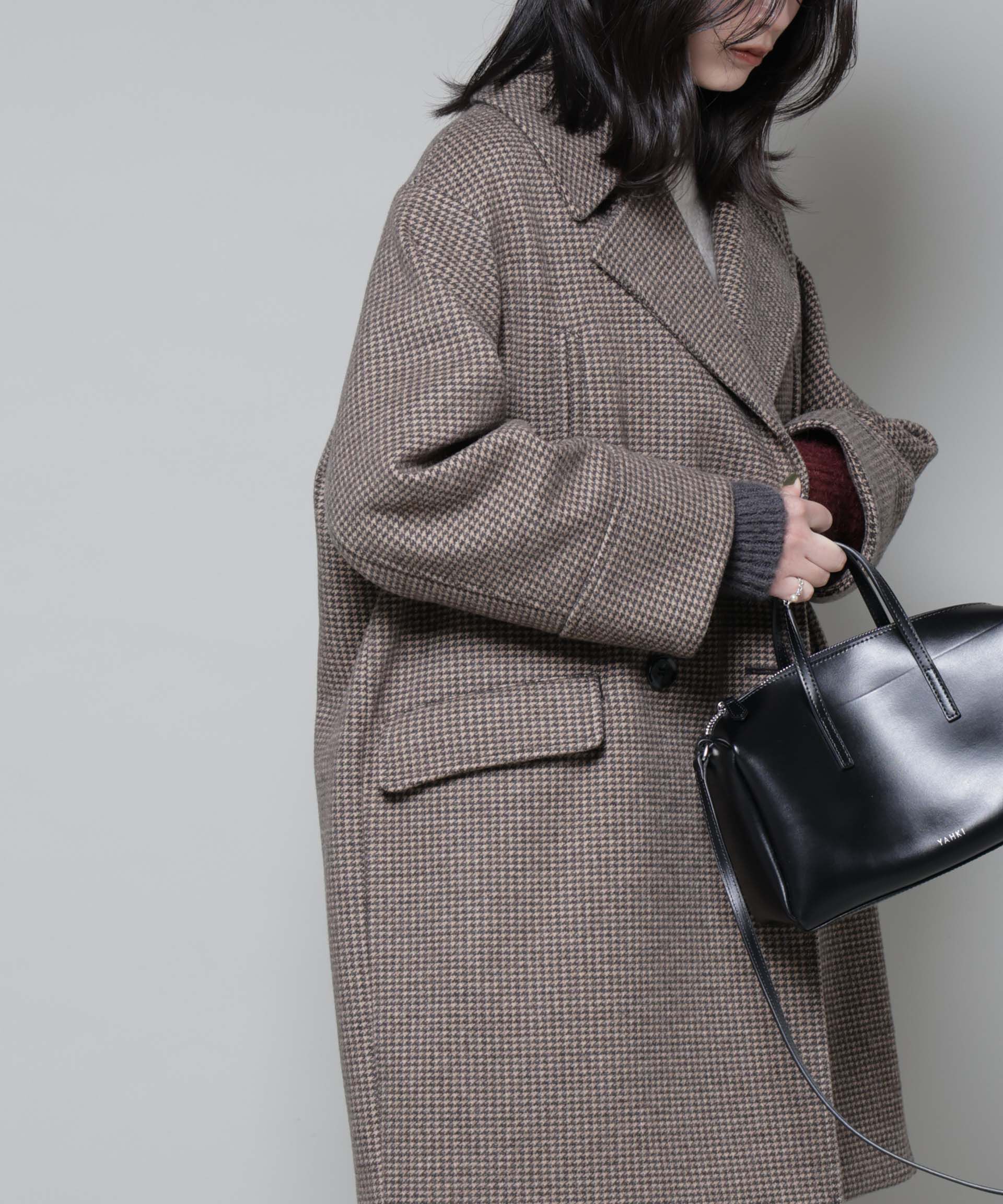 nano･universe「オーバーサイズポケットチェックコート」|その他|