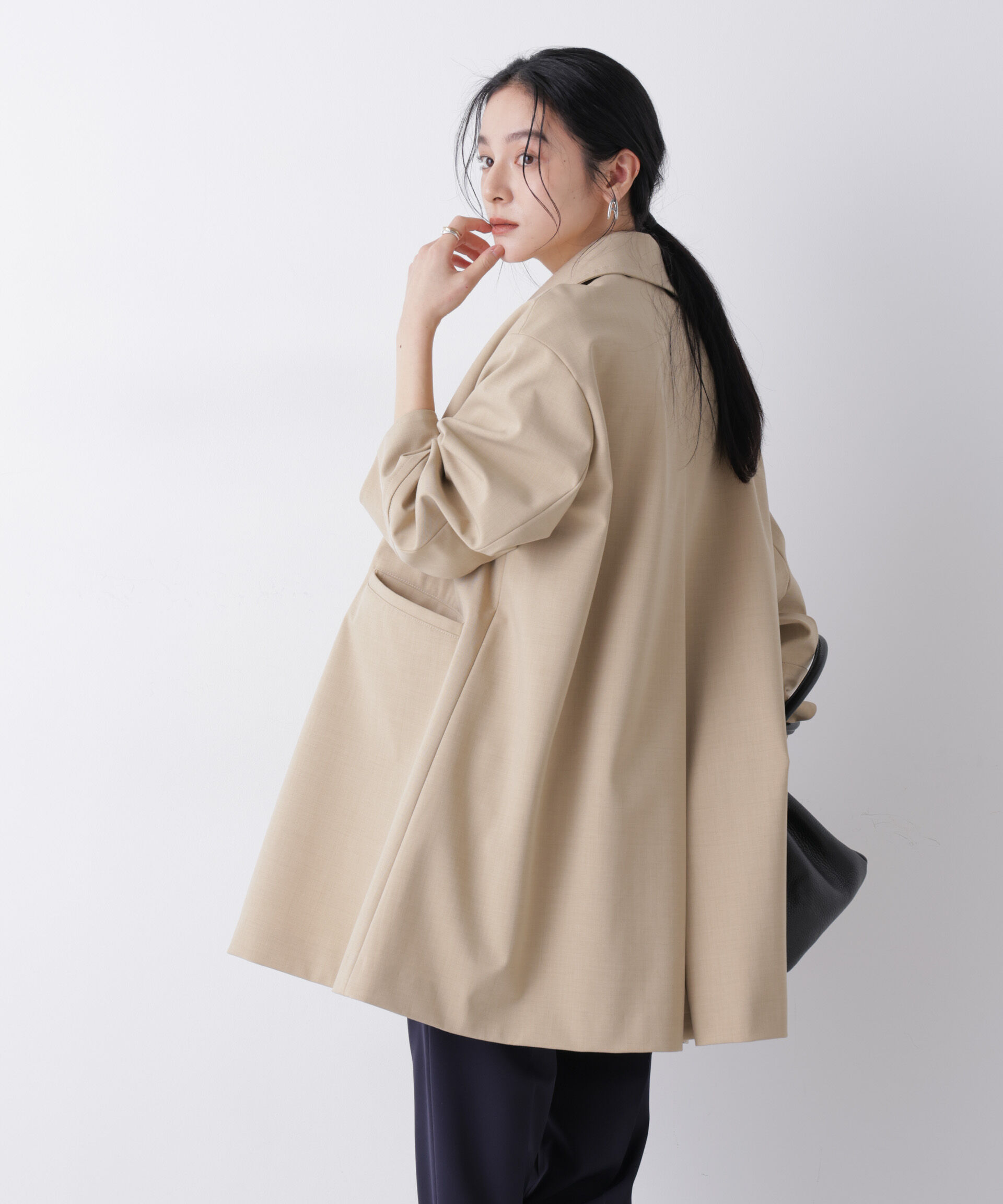 nano･universe「ボンディングステンカラーコート」|その他|