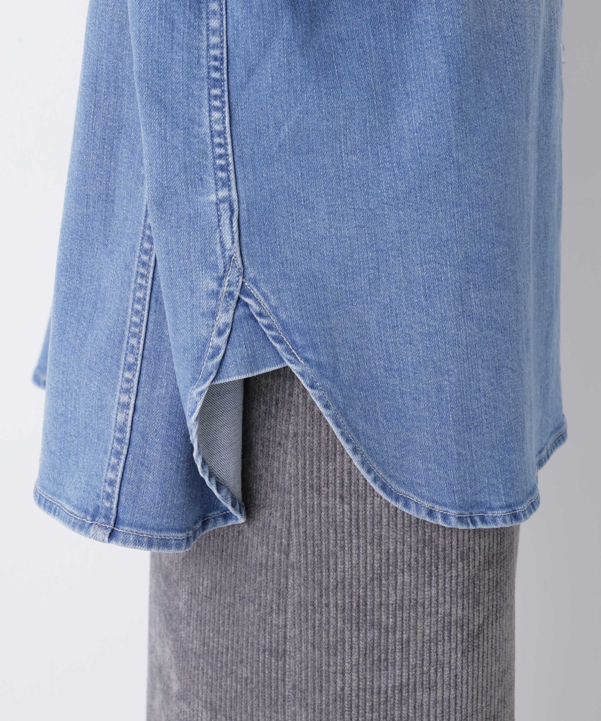 nano･universe「Healthy DENIM/別注 Almond Mid Used」|シャツ・ブラウス|