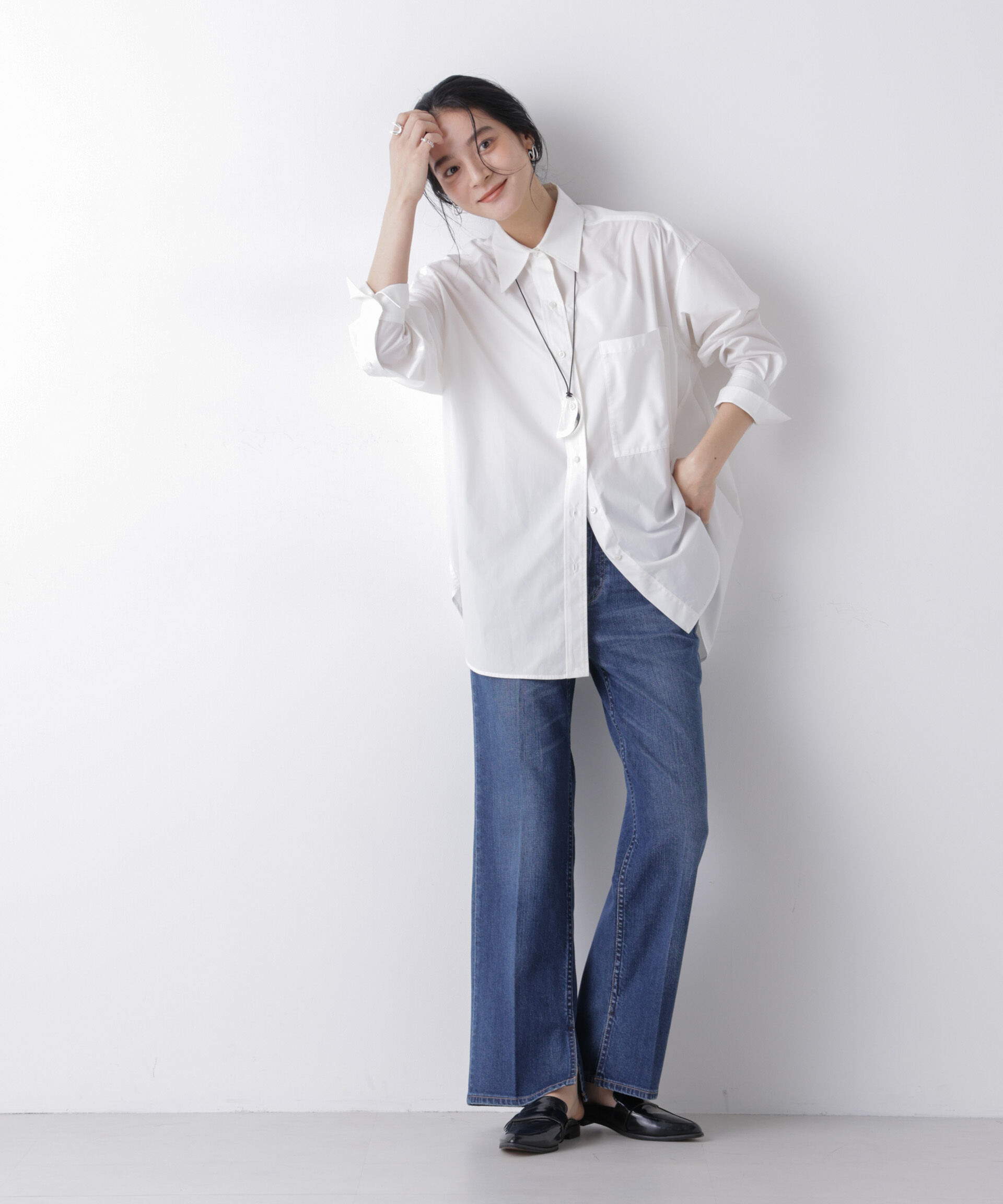 nano･universe「Healthy DENIM/別注 Brownie」|チノ|