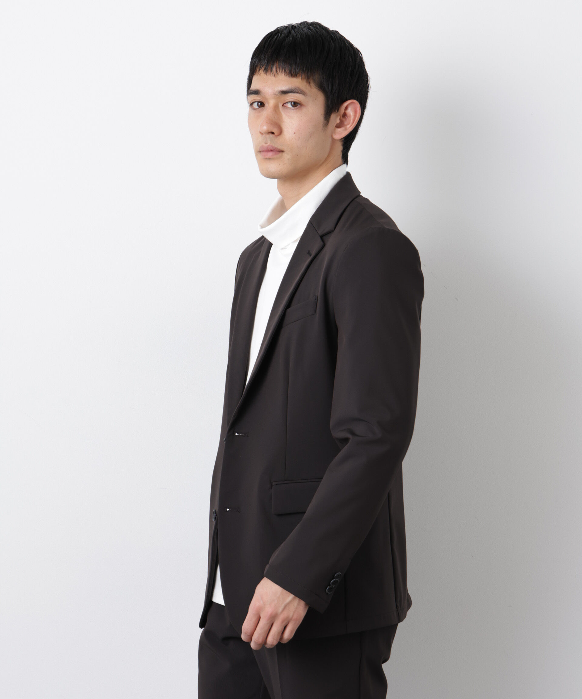 nano･universe「｢Damerino｣コードレーンストレッチセットアップ」|スーツ|