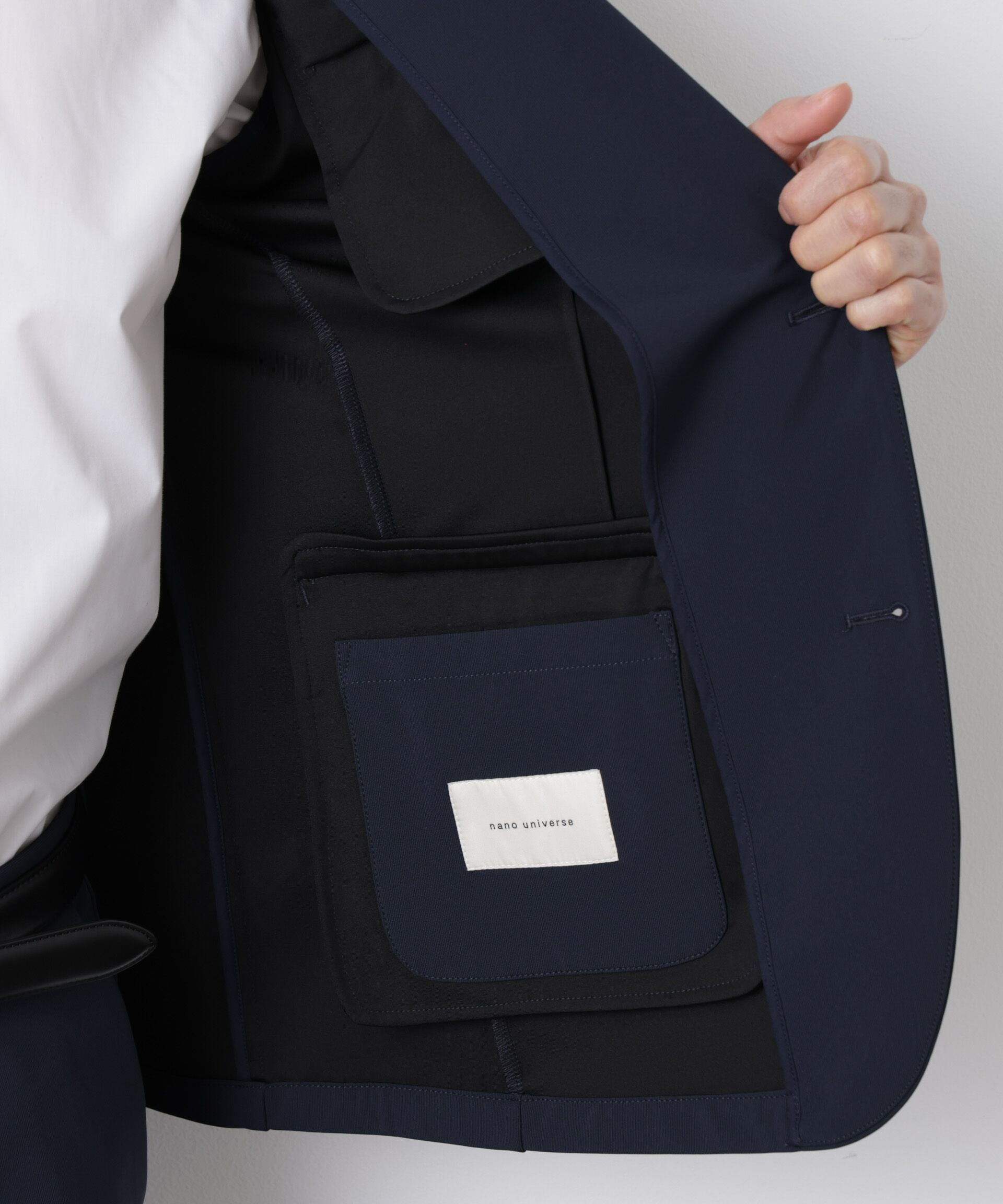nano･universe「｢Damerino｣コードレーンストレッチセットアップ」|スーツ|