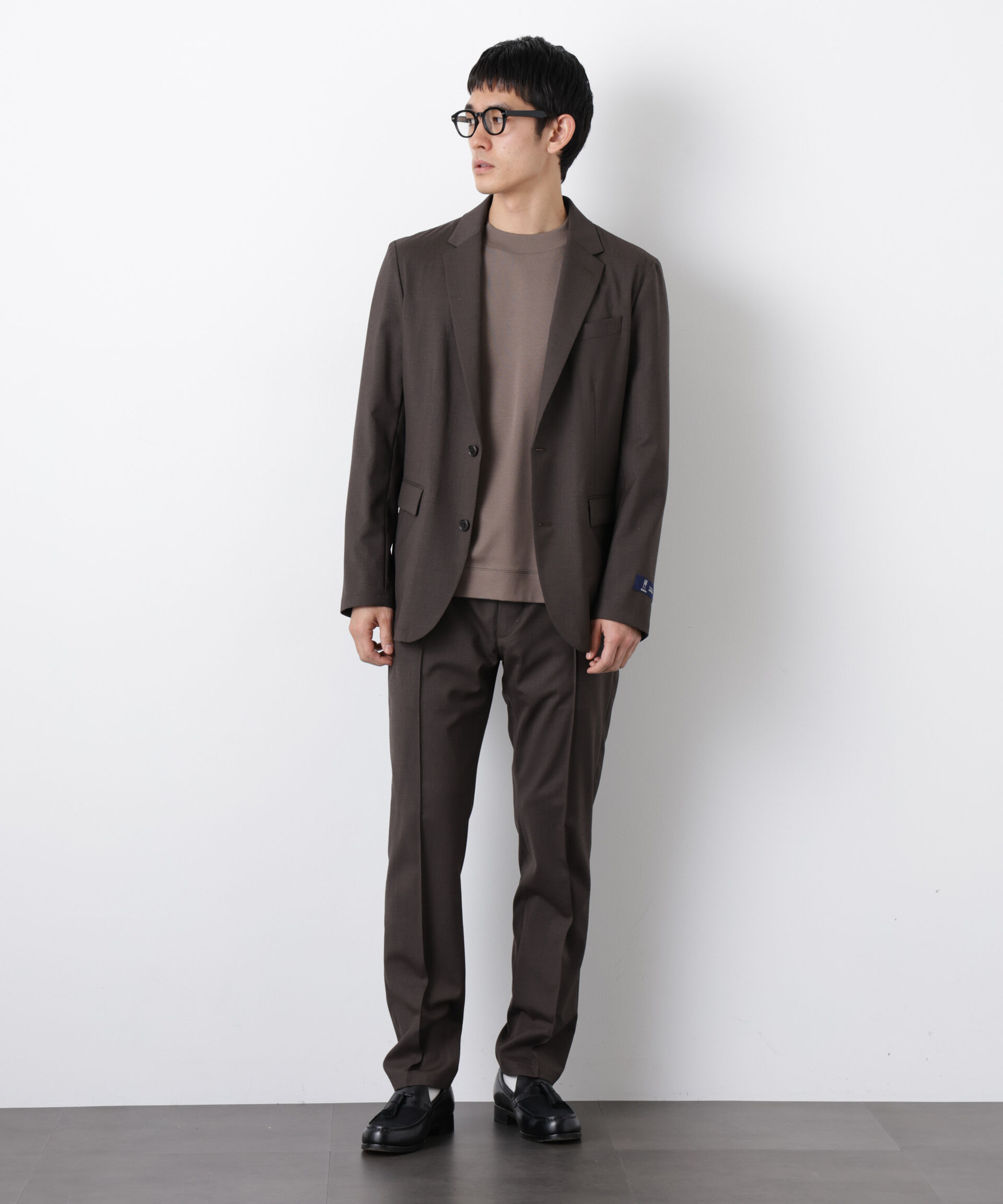 nano･universe「｢DamerinoSelect｣JAPANfabricウールストレッチパンツ（セットアップ可）」|スーツ|