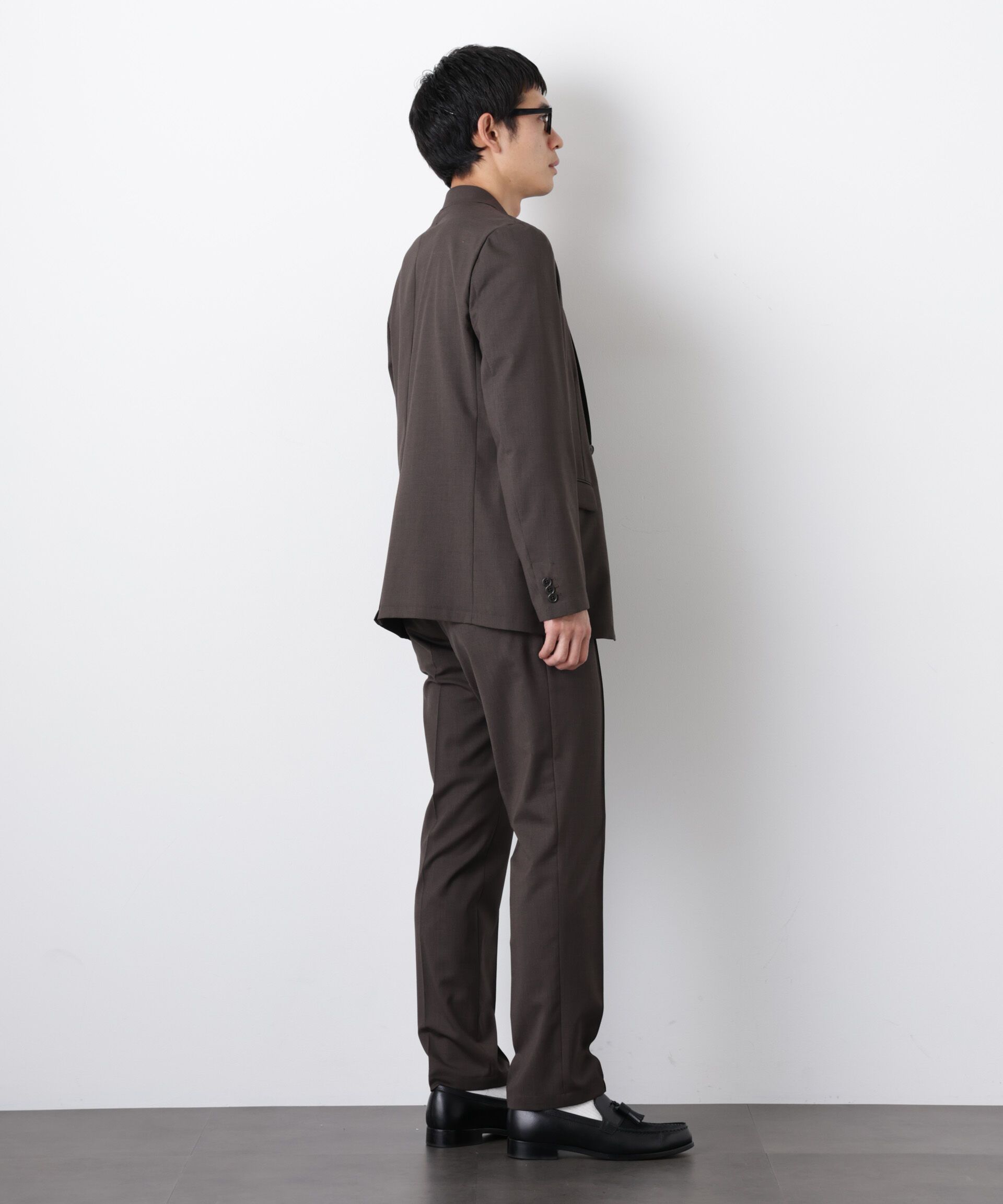 nano･universe「｢DamerinoSelect｣JAPANfabricウールストレッチパンツ（セットアップ可）」|スーツ|