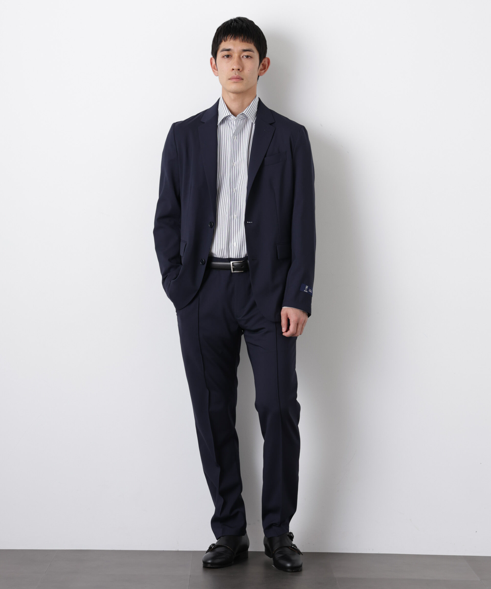 nano･universe「｢DamerinoSelect｣JAPANfabricウールストレッチパンツ（セットアップ可）」|スーツ|