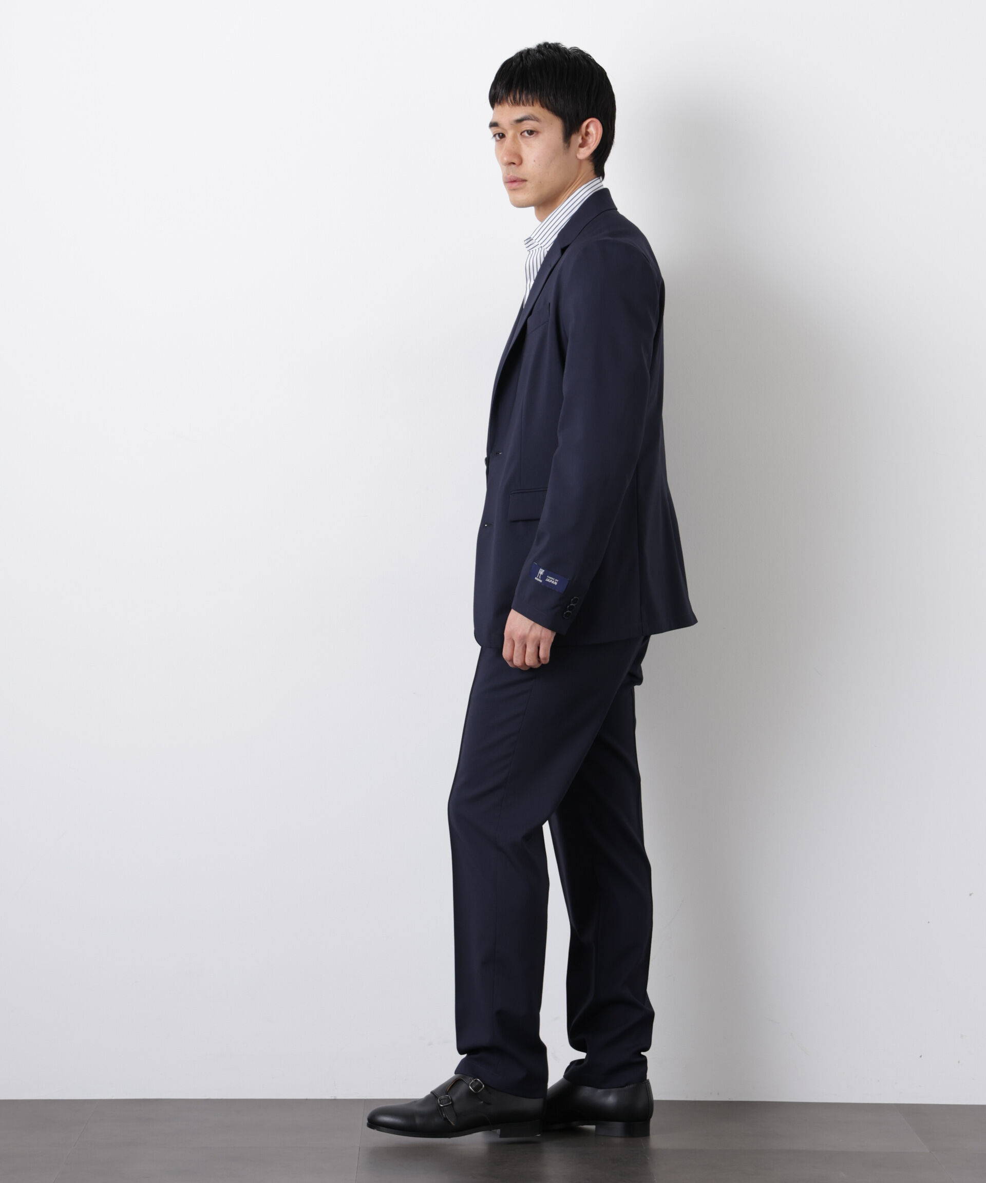 nano･universe「｢DamerinoSelect｣JAPANfabricウールストレッチパンツ（セットアップ可）」|スーツ|