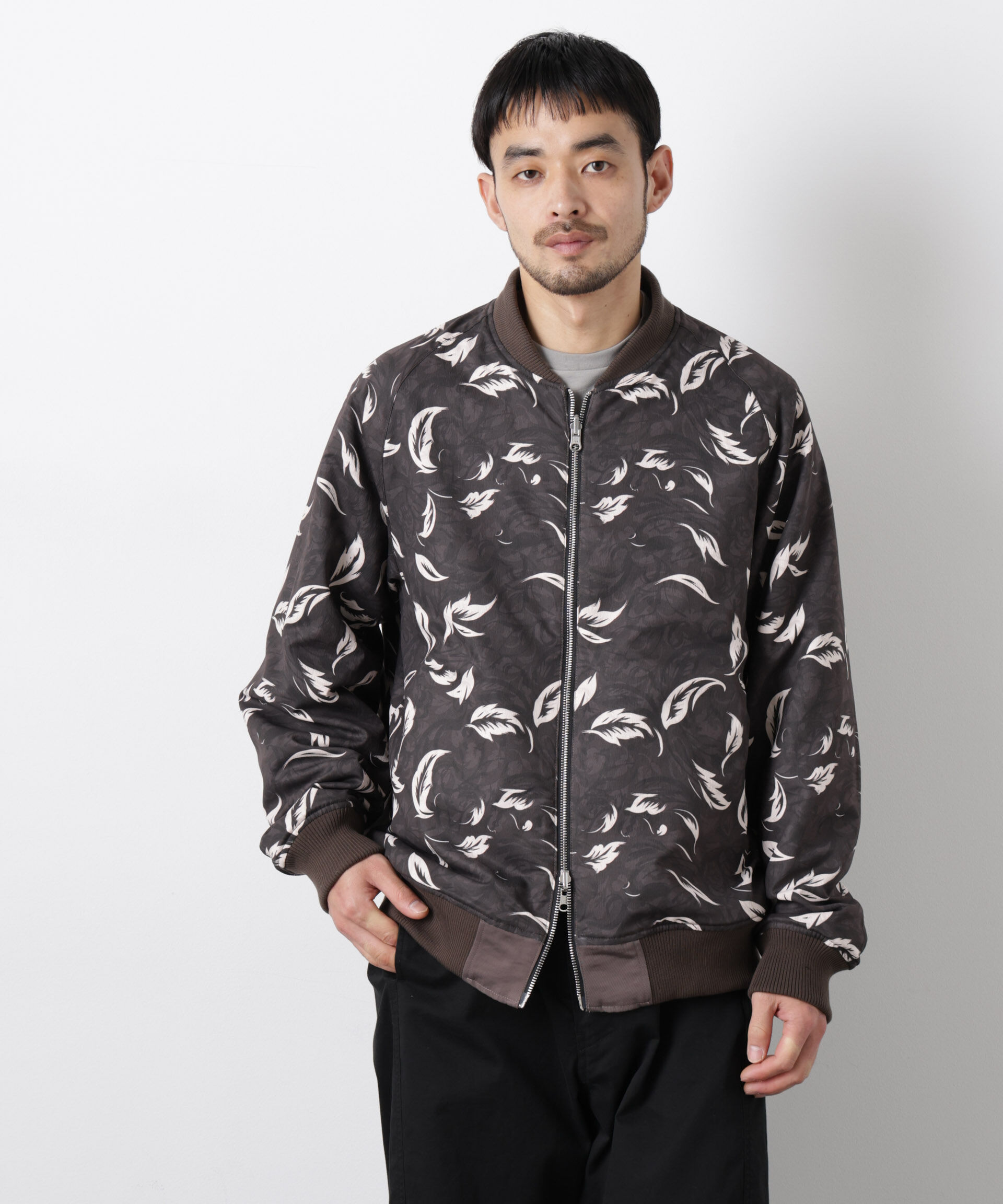 nano･universe「リバーシブル MA-1」|ブルゾン・スタジャン|