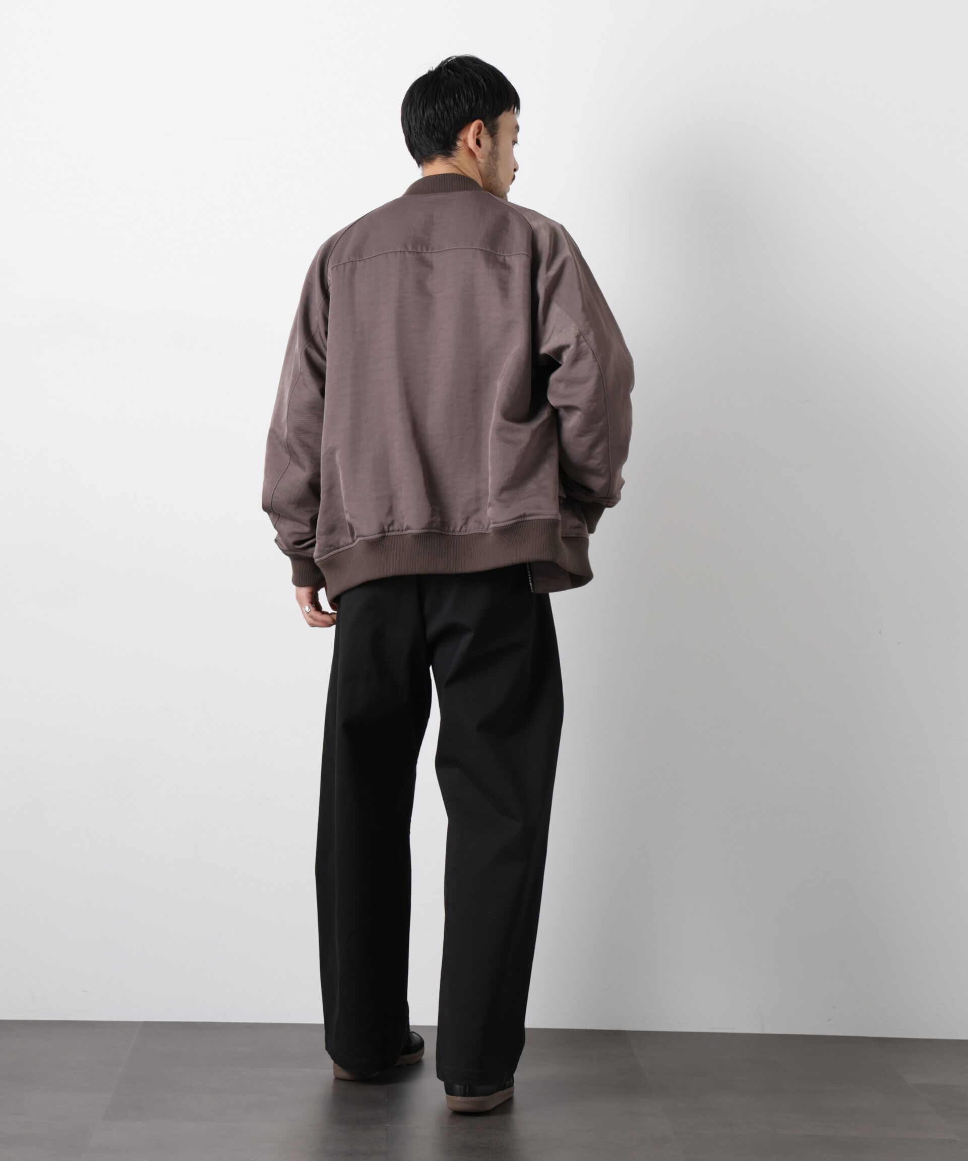 nano･universe「リバーシブル MA-1」|ブルゾン・スタジャン|