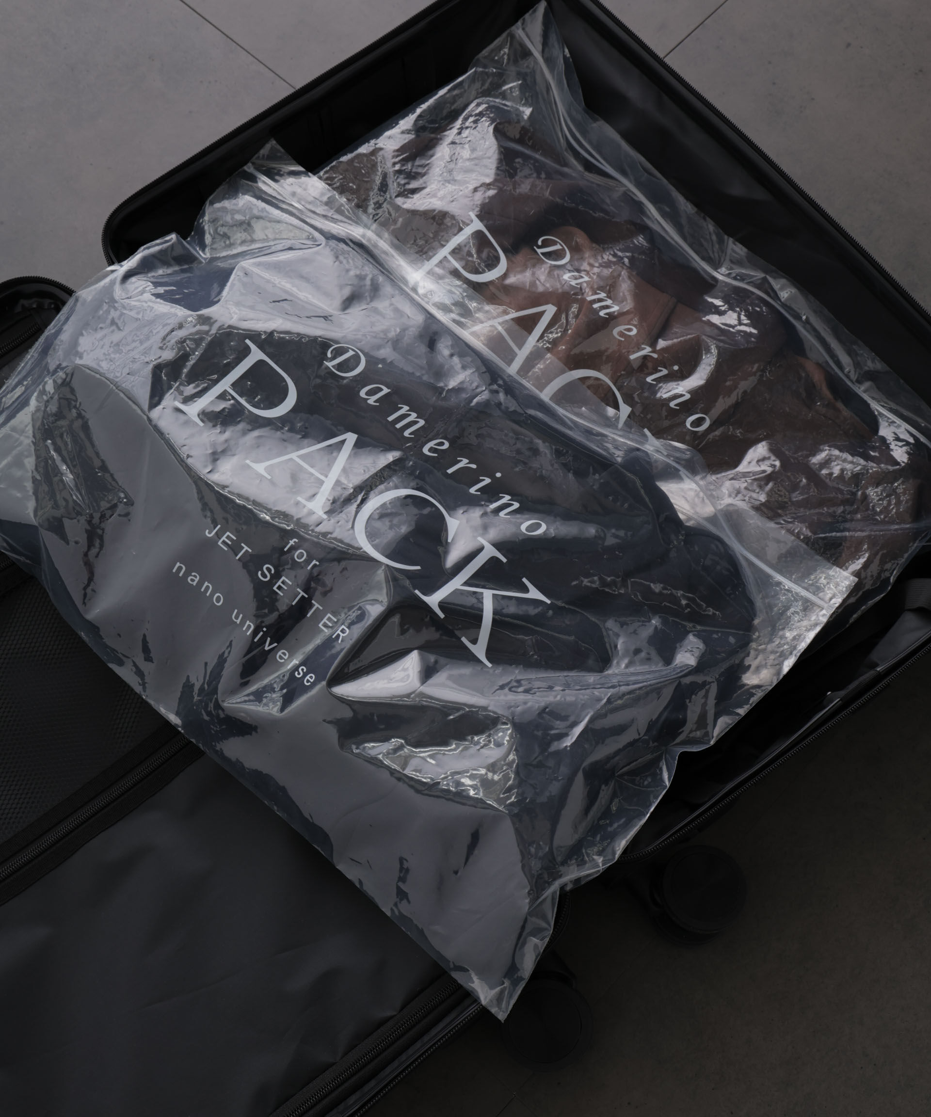 nano･universe「｢Damerino Pack｣for Jet Setter ブークレージャージセットアップ」|スーツ|