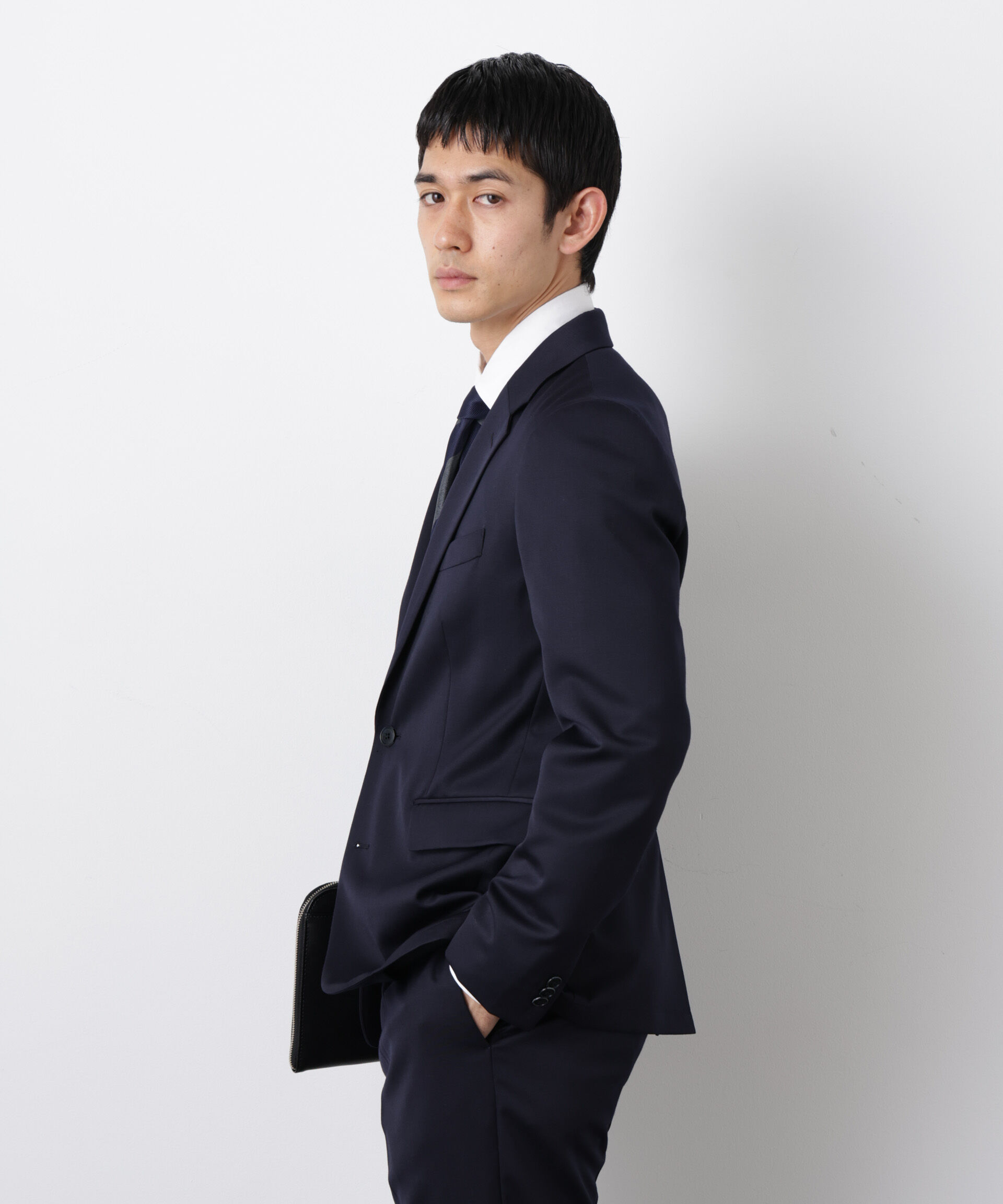 nano･universe「｢Damerino｣ExtrafineWoolmix ベネセットアップストレッチ」|スーツ|