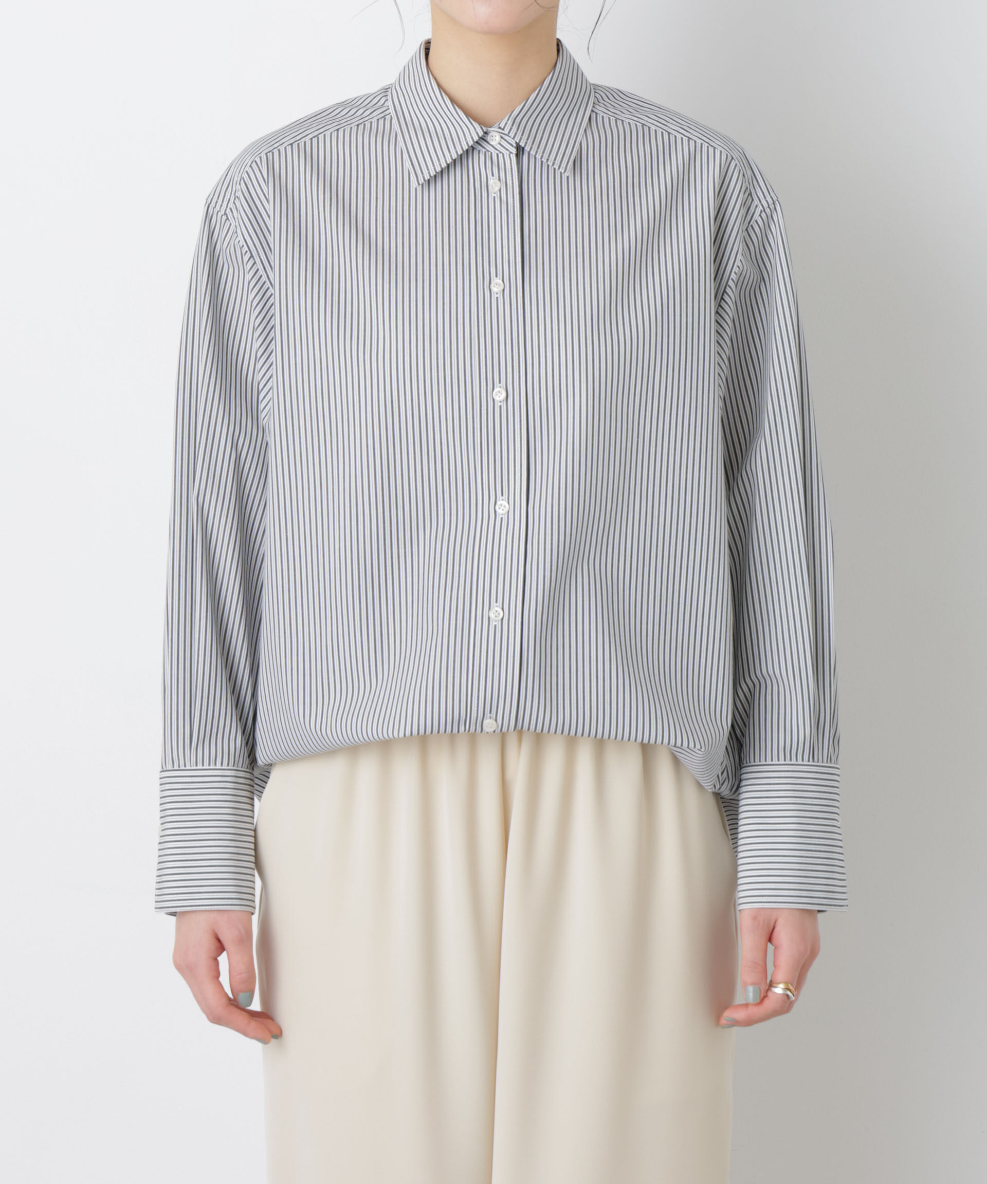 nano･universe「2wayオーバーシャツ」|シャツ・ブラウス|