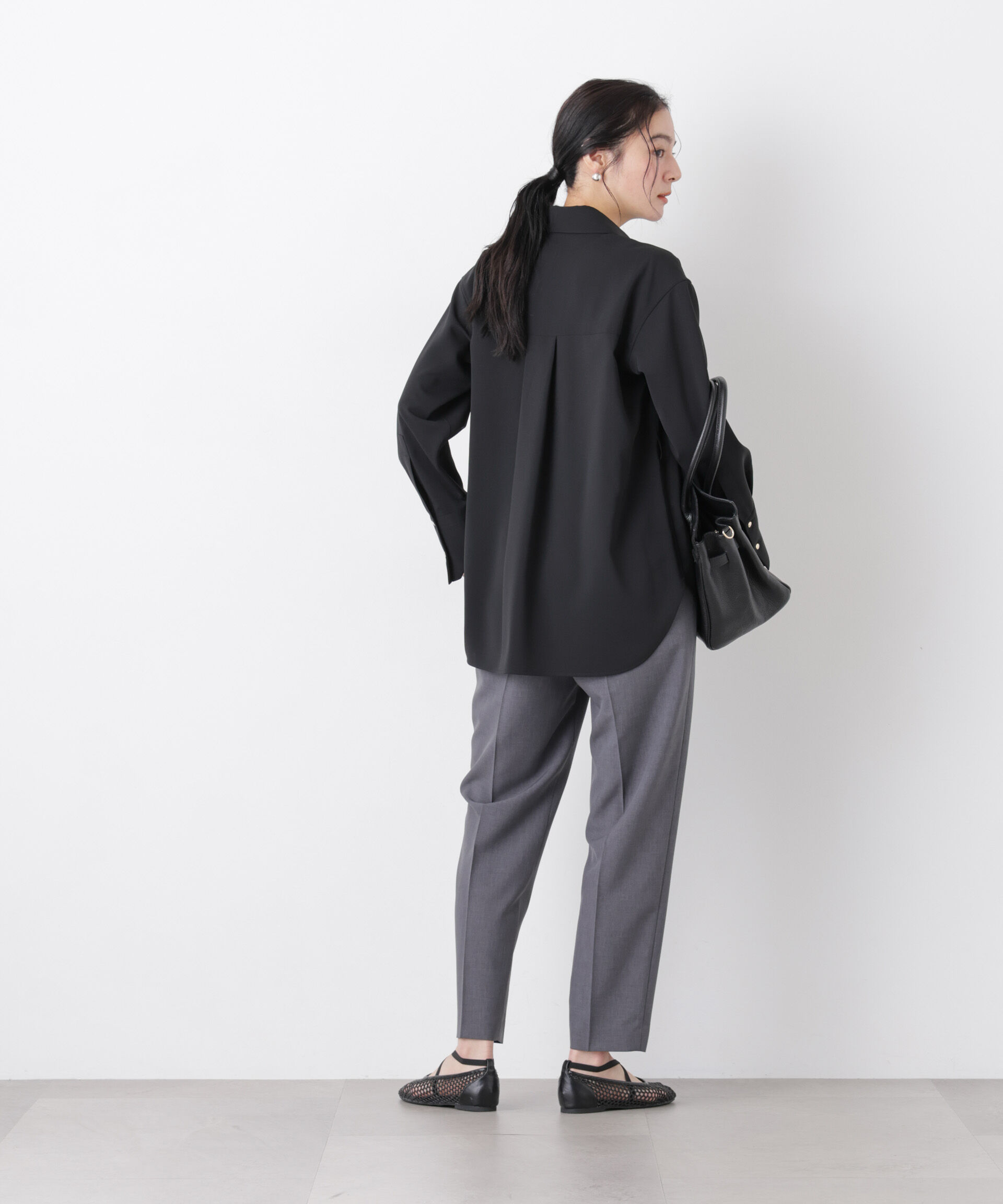 nano･universe「ライトファンクションイージーテーパードパンツ(セットアップ可)」|チノ|