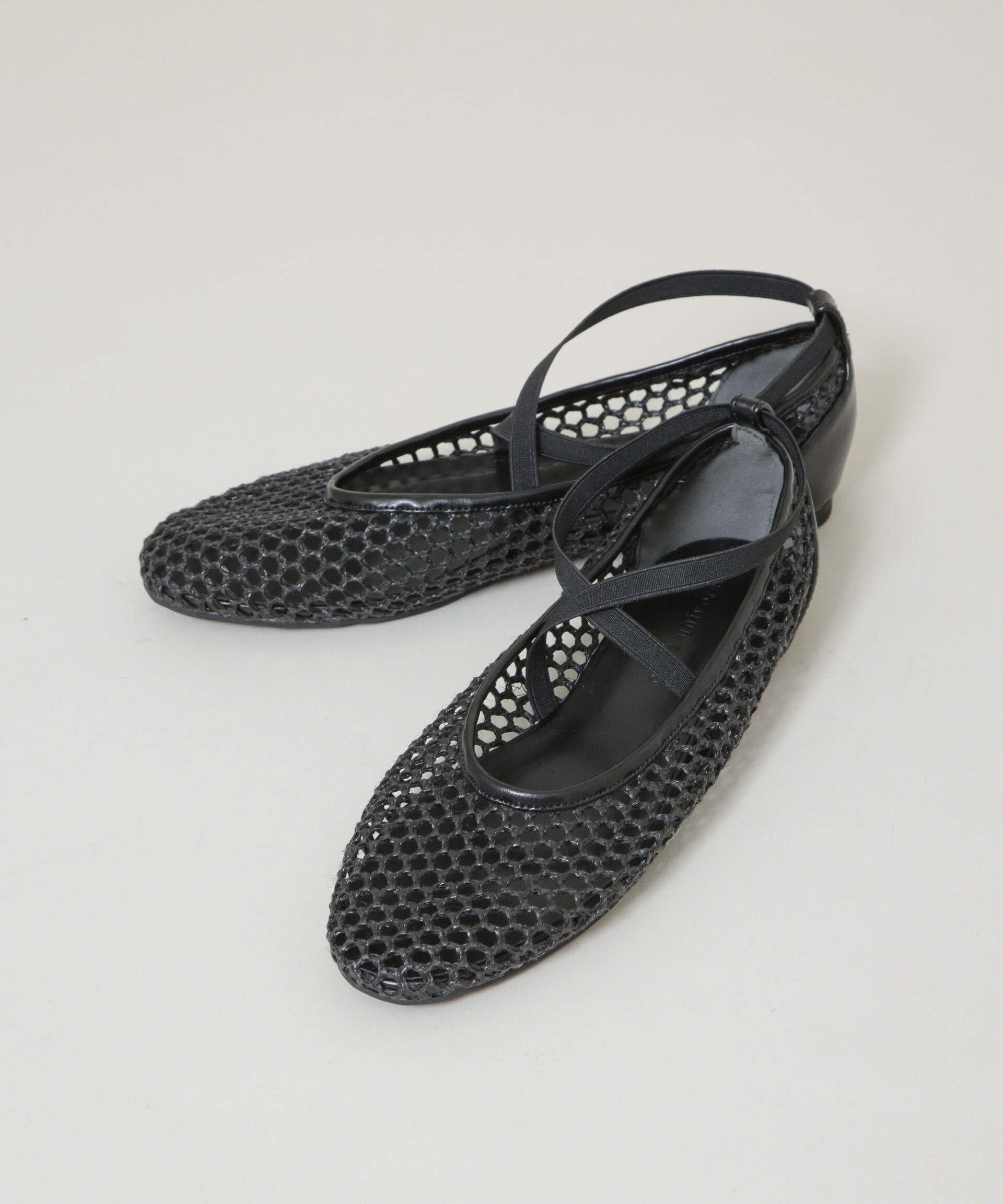 nano･universe「ストラップメッシュバレエシューズ」|サンダル|