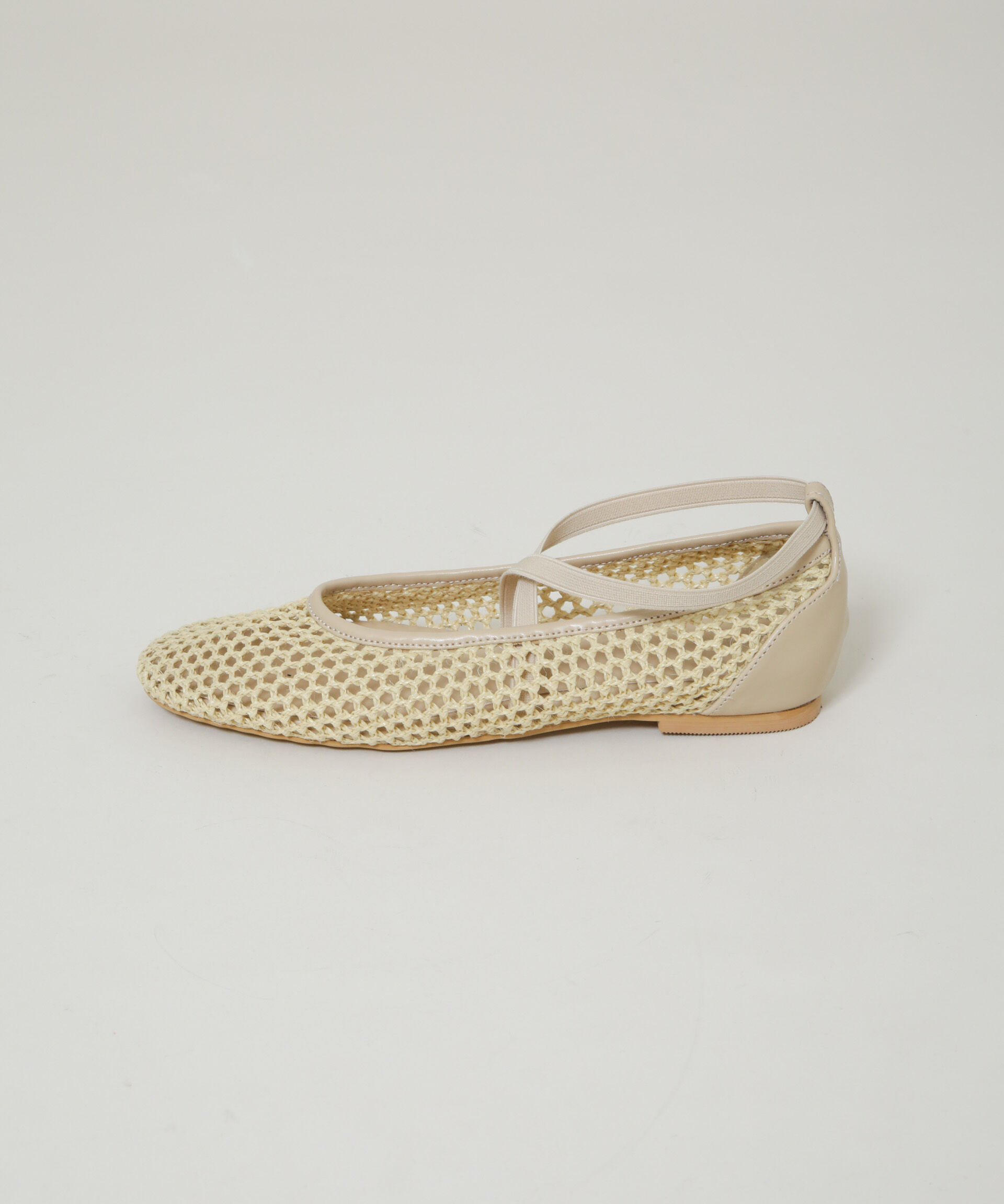 nano･universe「ストラップメッシュバレエシューズ」|サンダル|