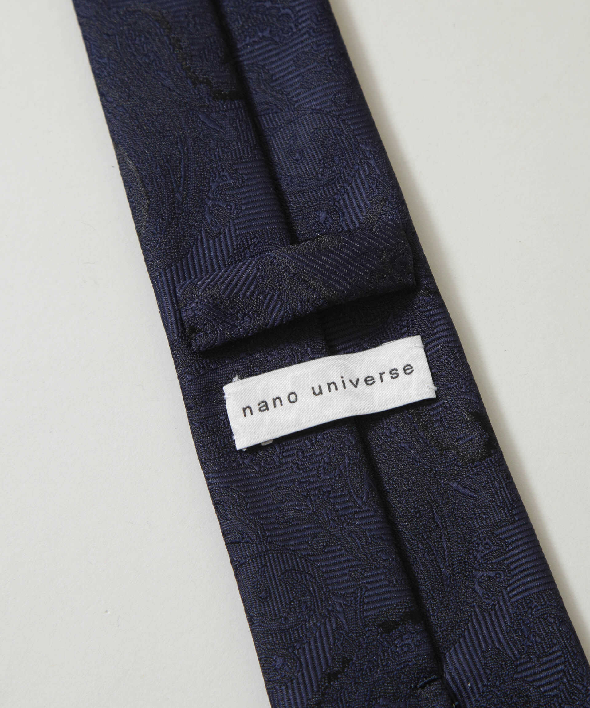 nano･universe「京都西陣ウォッシャブルシャドーペイズリーネクタイ1」|ネクタイ・蝶ネクタイ|