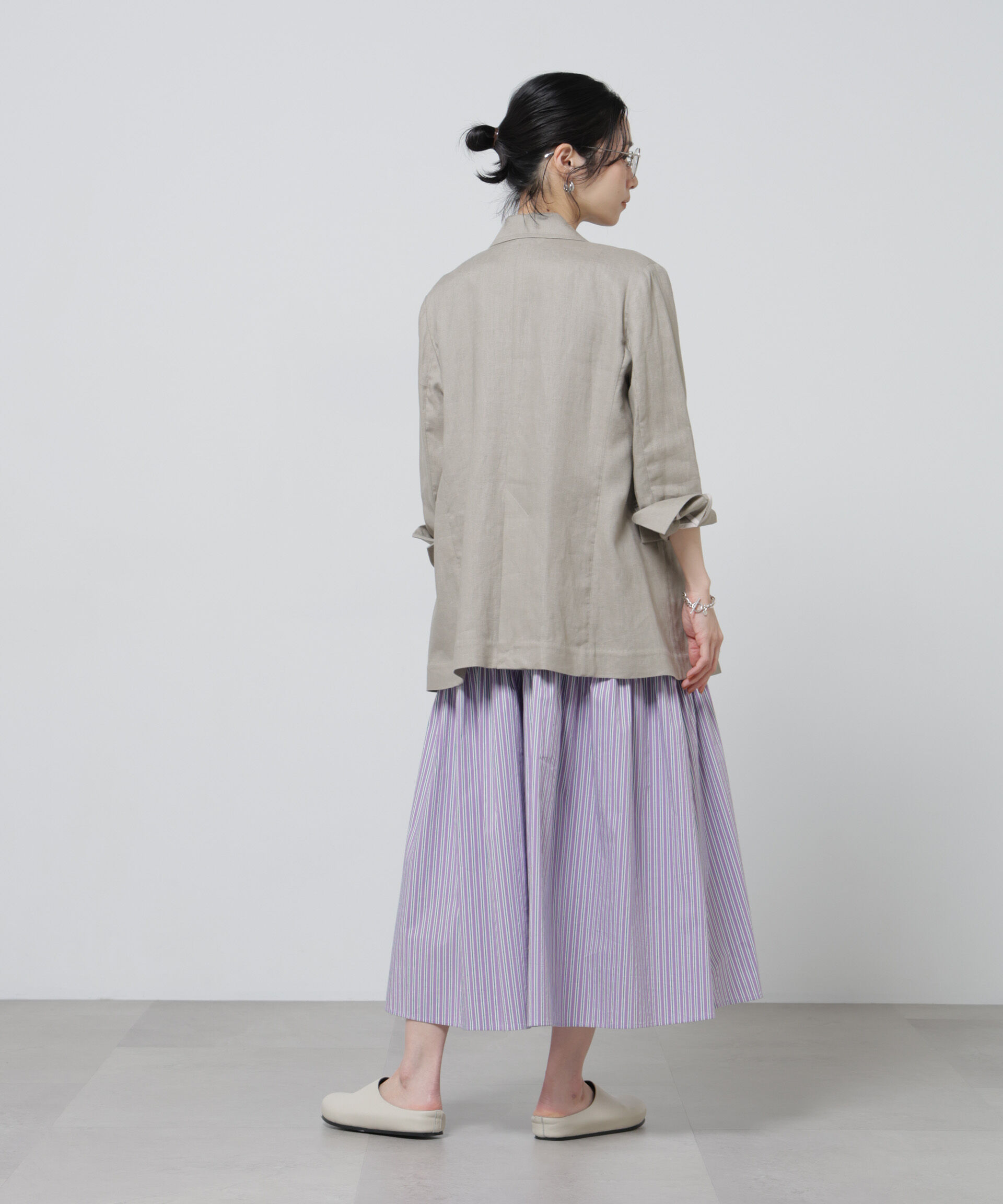 nano･universe「European Flax ダブル6Bジャケット(セットアップ可)」|テーラードジャケット|