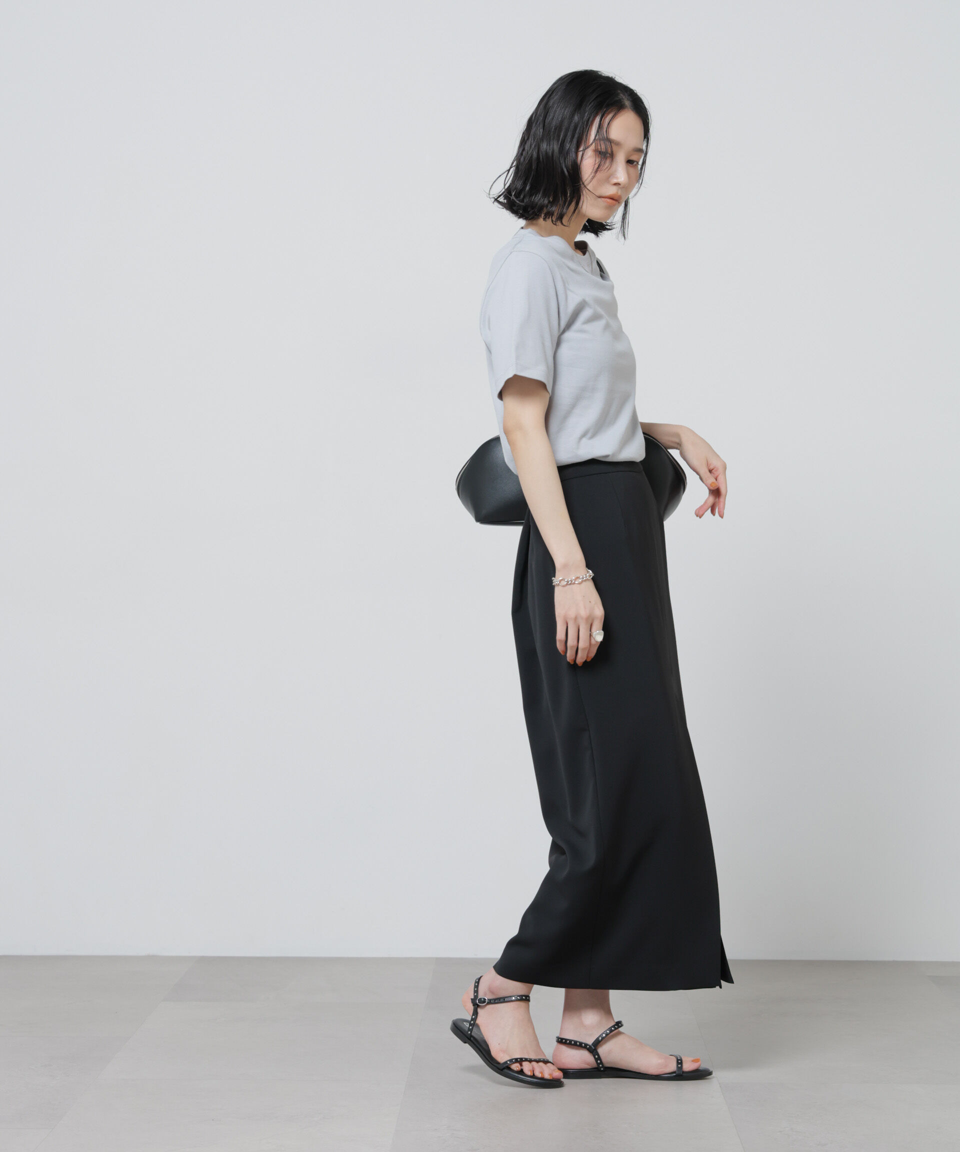 nano･universe「Anti Soaked(R) 汗染み防止カラフルクルーTシャツ」|Tシャツ・カットソー|