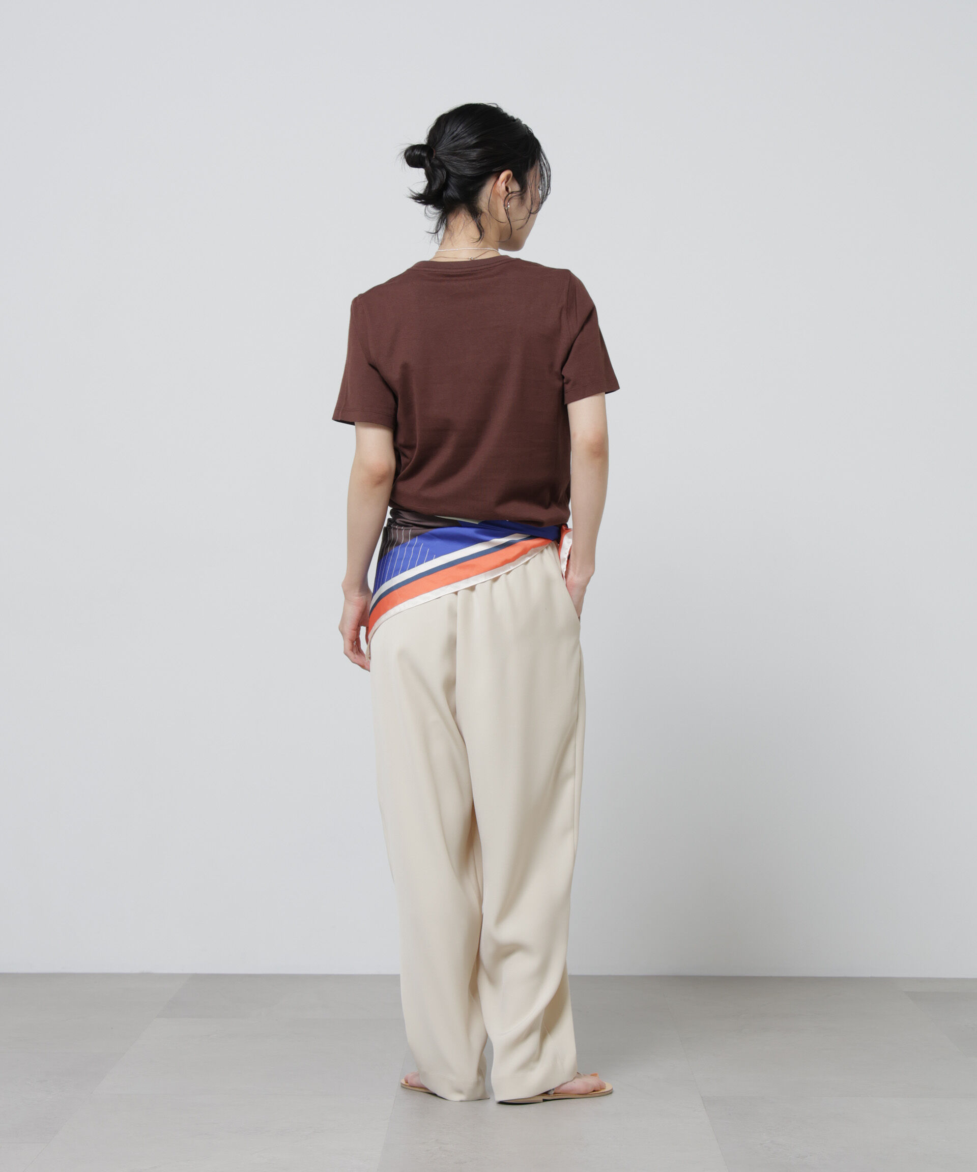 nano･universe「Anti Soaked(R) 汗染み防止カラフルクルーTシャツ」|Tシャツ・カットソー|