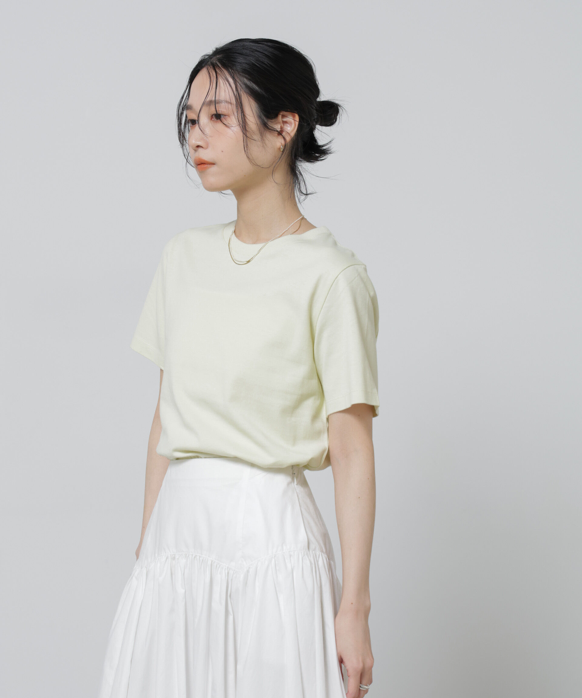 nano･universe「Anti Soaked(R) 汗染み防止カラフルクルーTシャツ」|Tシャツ・カットソー|