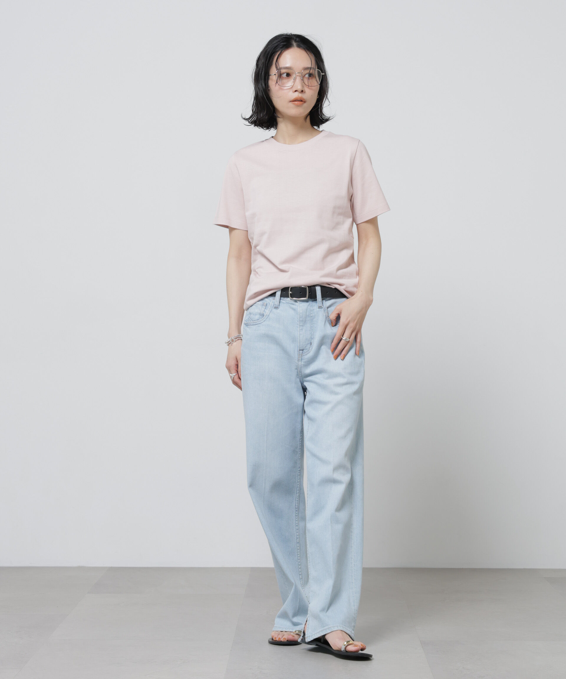 nano･universe「Anti Soaked(R) 汗染み防止カラフルクルーTシャツ」|Tシャツ・カットソー|