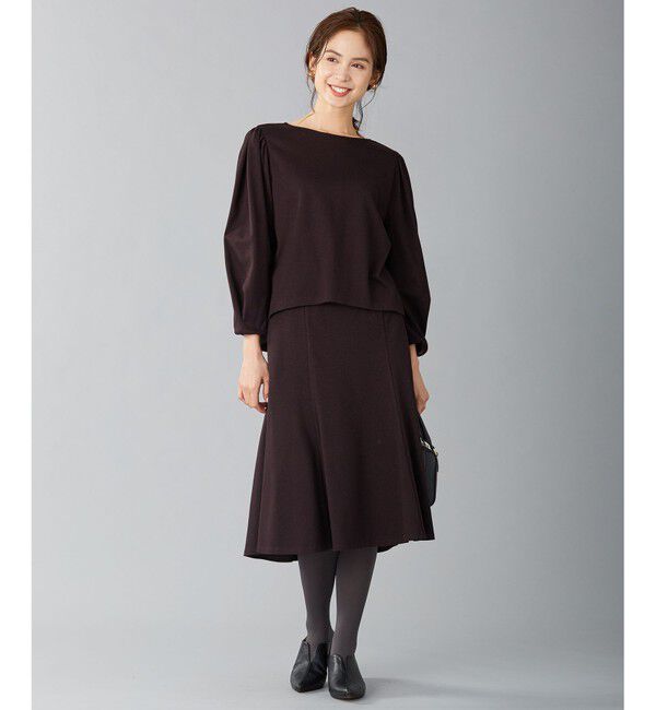 組曲「【セットアイテム・洗える】フルフランジャージー セットアップワンピース」|スーツ|