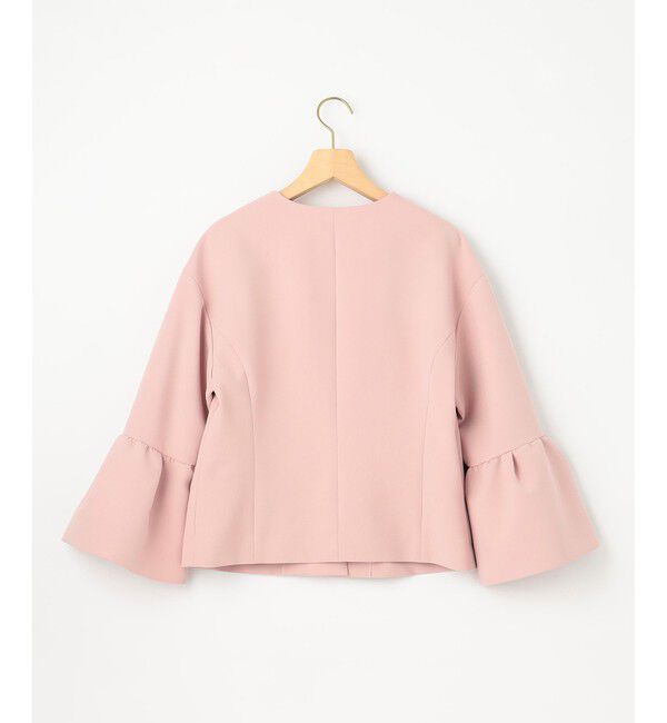 組曲「【KUMIKYOKU NAVY】コンフォータブルドレープ ジャケット」|ノーカラージャケット|