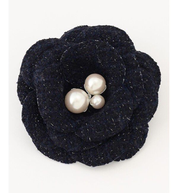 組曲「ツイードパールコサージュ」|ブローチ・コサージュ|