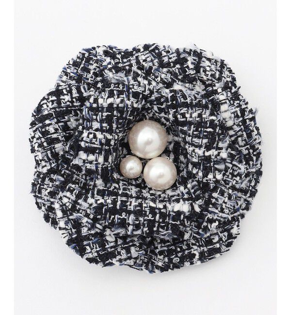 組曲「ツイードパールコサージュ」|ブローチ・コサージュ|