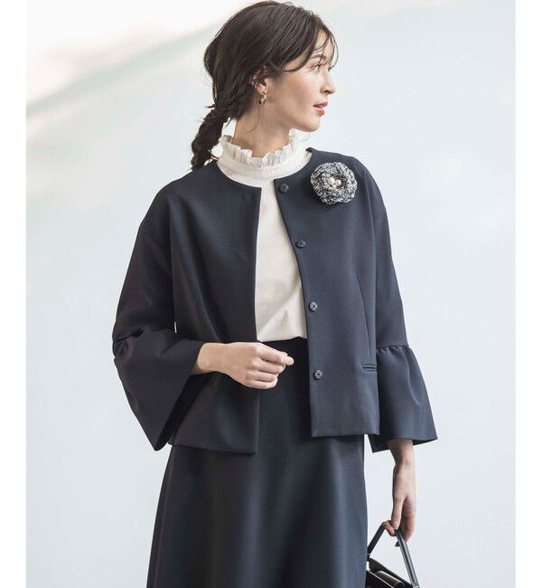 組曲「ツイードパールコサージュ」|ブローチ・コサージュ|