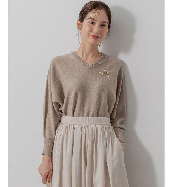 組曲「メタルラインパールポイントブローチ」|ブローチ・コサージュ|