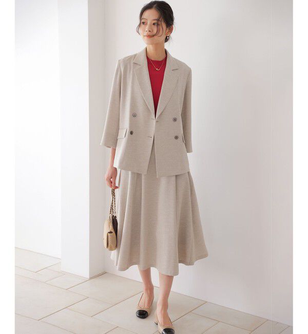 組曲「ライトリネンライク ジャケット」|テーラードジャケット|