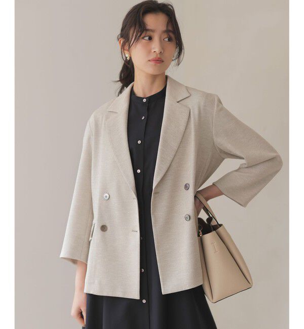 組曲「ライトリネンライク ジャケット」|テーラードジャケット|