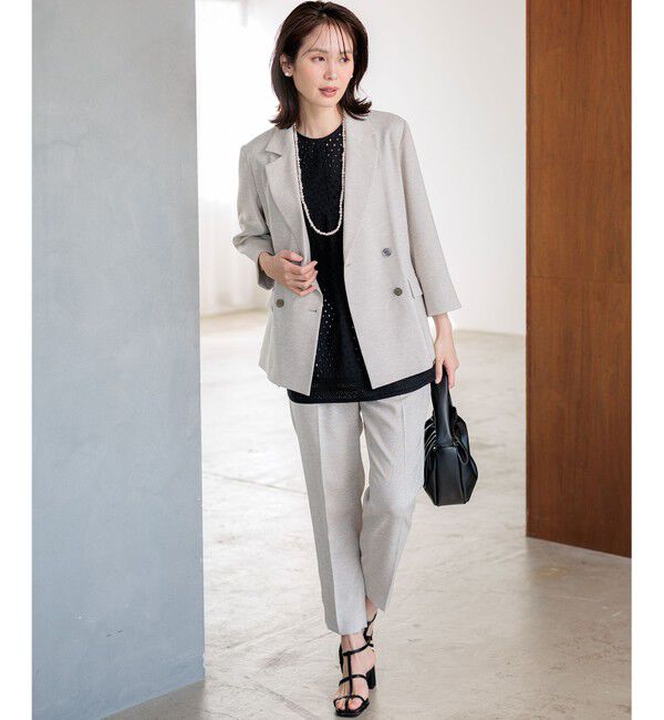 組曲「ライトリネンライク ジャケット」|テーラードジャケット|