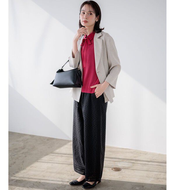 組曲「ライトリネンライク ジャケット」|テーラードジャケット|