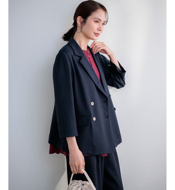 組曲「ライトリネンライク ジャケット」|テーラードジャケット|