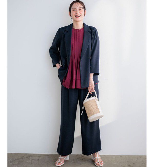 組曲「ライトリネンライク ジャケット」|テーラードジャケット|