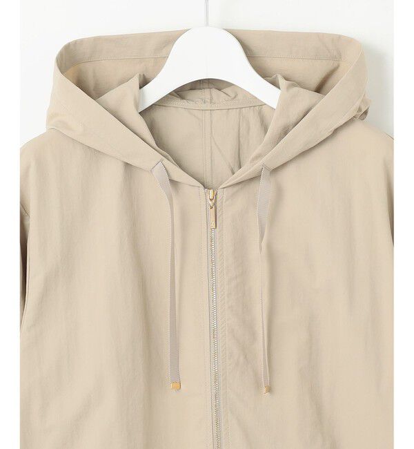 自由区「【撥水加工・UVケア・洗える】ライトグログランフーデッド コート」|ミリタリー・モッズコート|