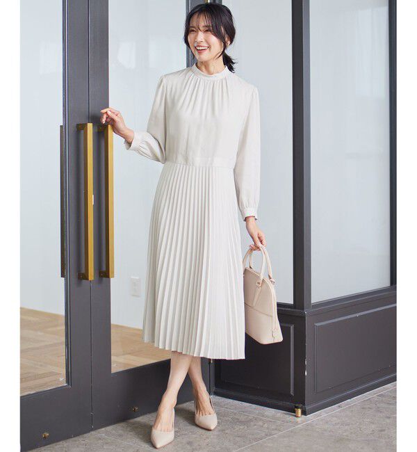 23区「【洗える】クリスタルアムンゼン ウエスト切り替え ワンピース」|ワンピース|